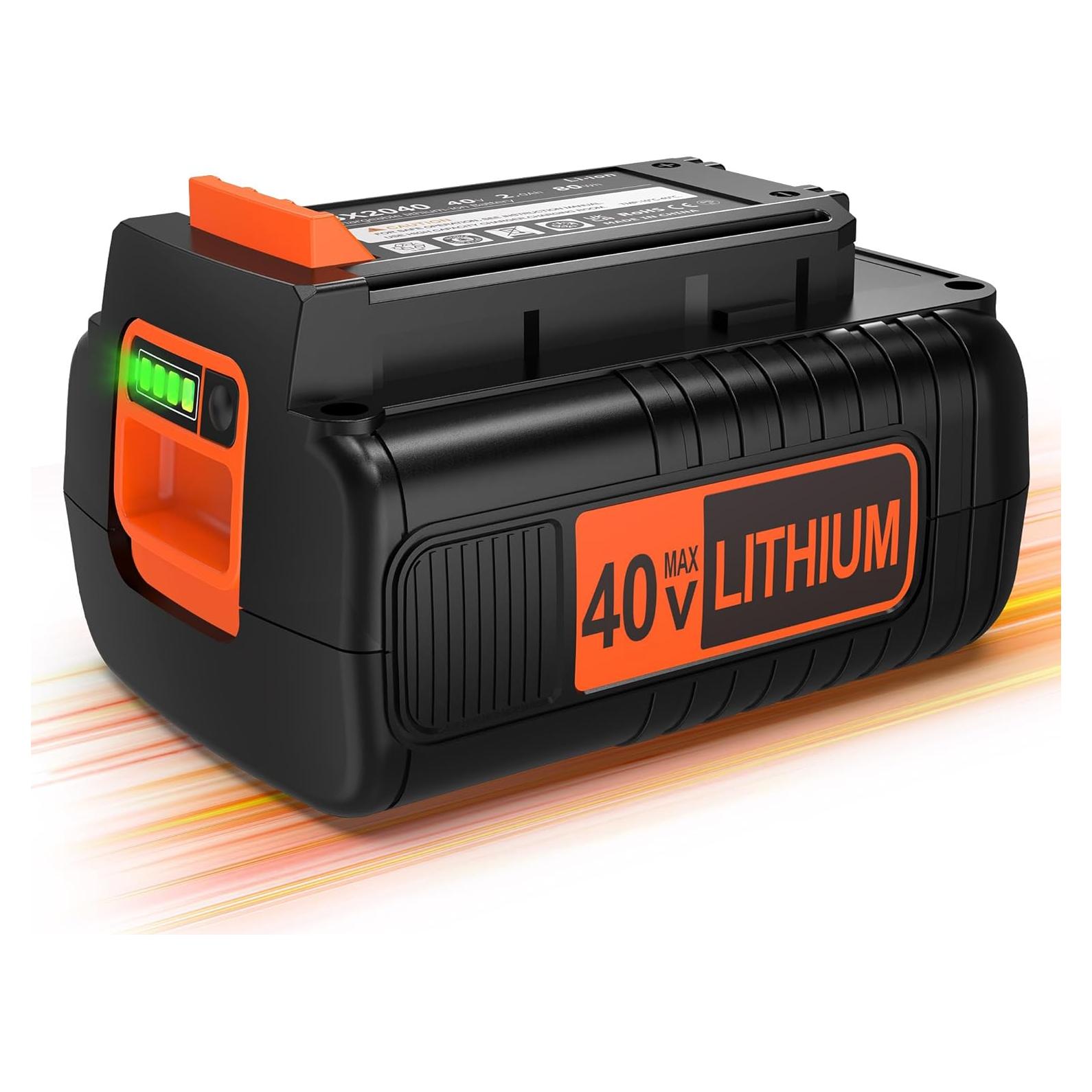 Batería de Litio 40V 2.0Ah ELECtrysium para Black & Decker