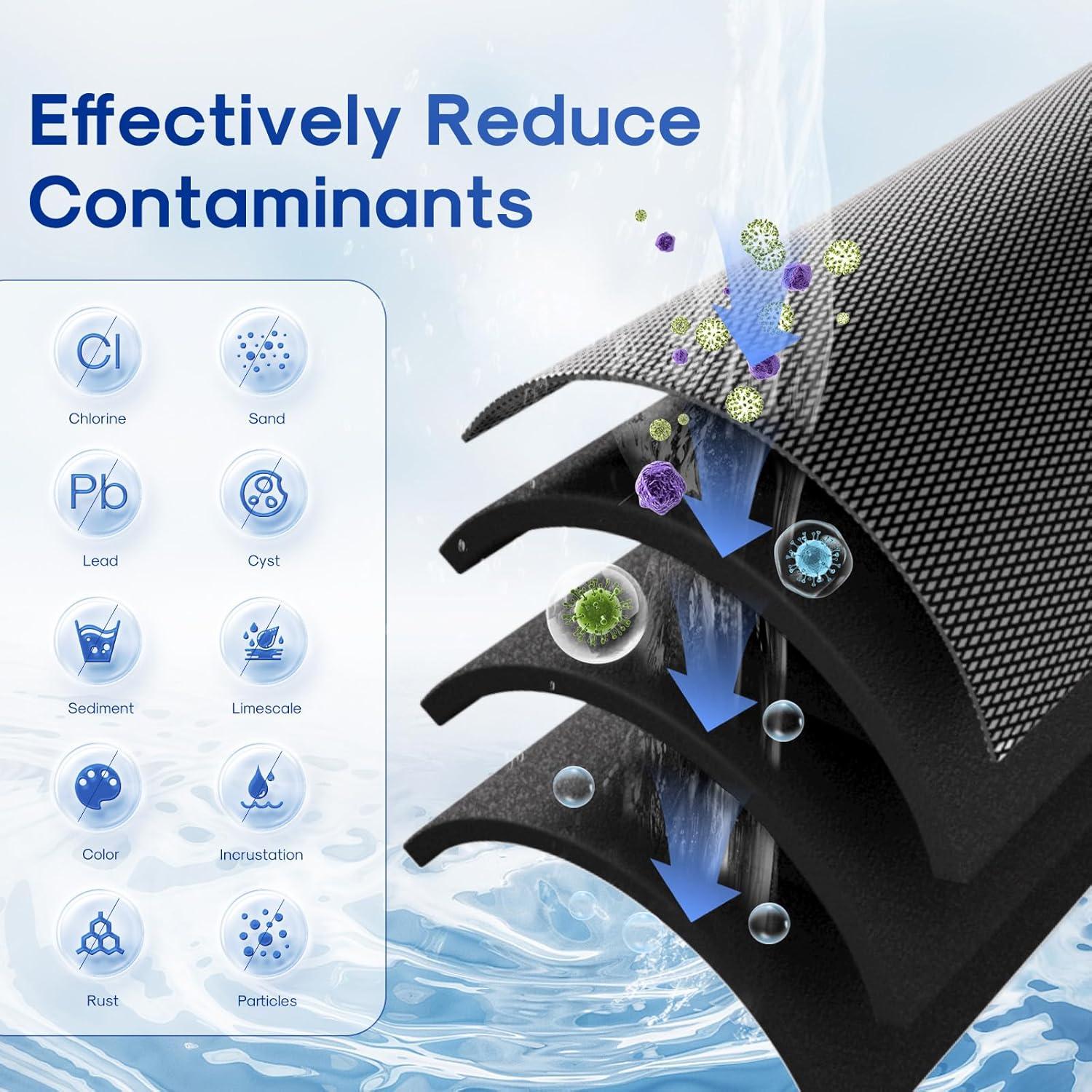 Filtro de Agua ICEPURE 10" x 2.5" Carbón Activado 1 Micrón 2 Pack