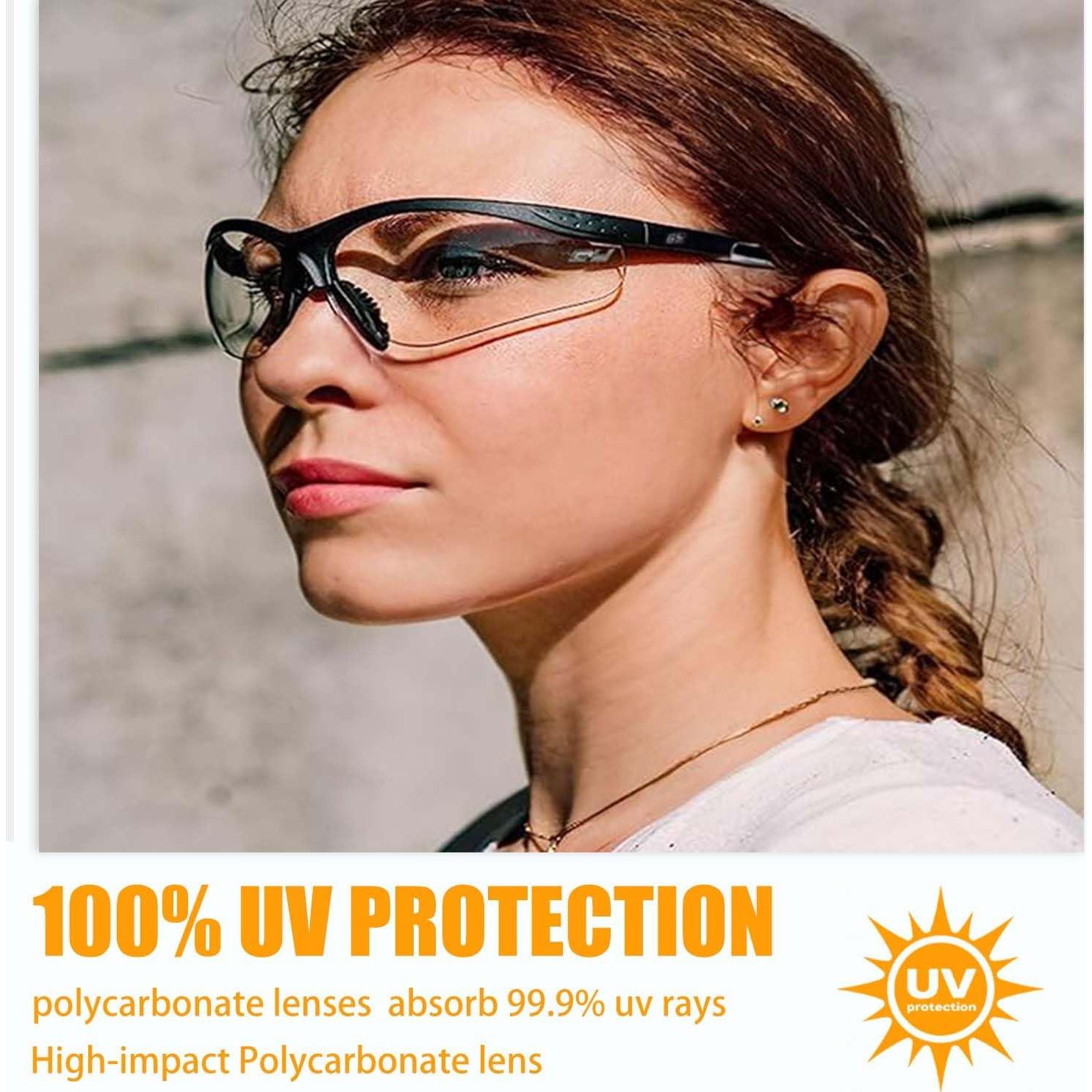 Gafas de Seguridad GY Unisex Antivaho UV400 con Estuche