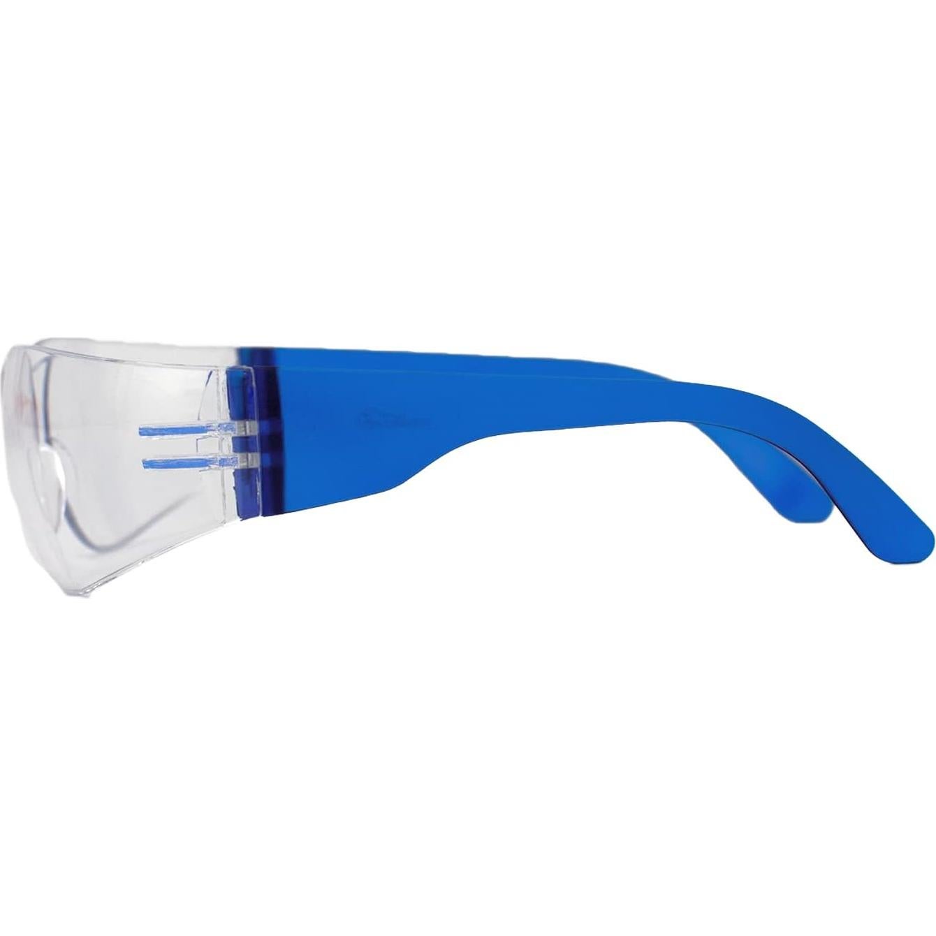 Gafas de Seguridad BISON LIFE - Lente Clara y Templo Azul