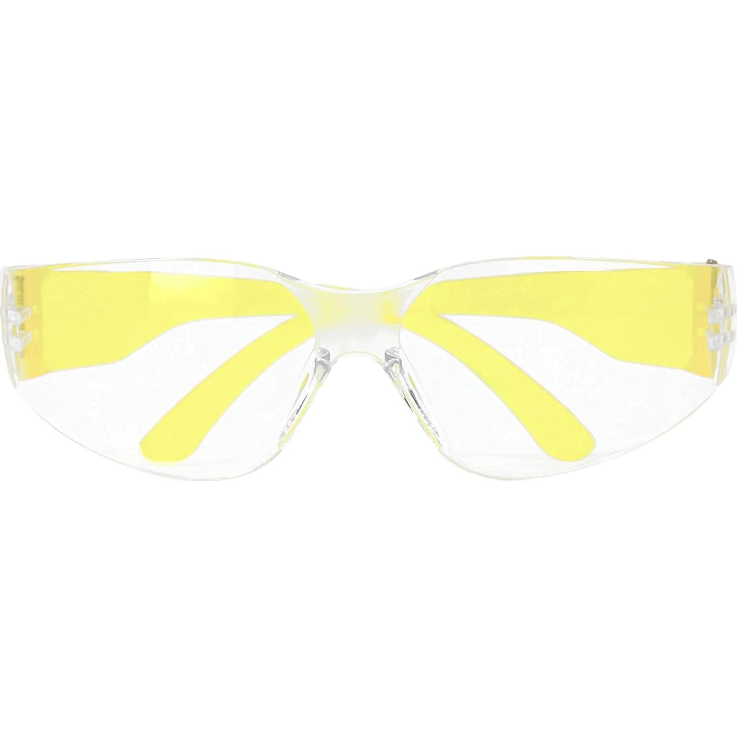 Gafas de Seguridad BISON LIFE - Lente Clara y Templo Amarillo