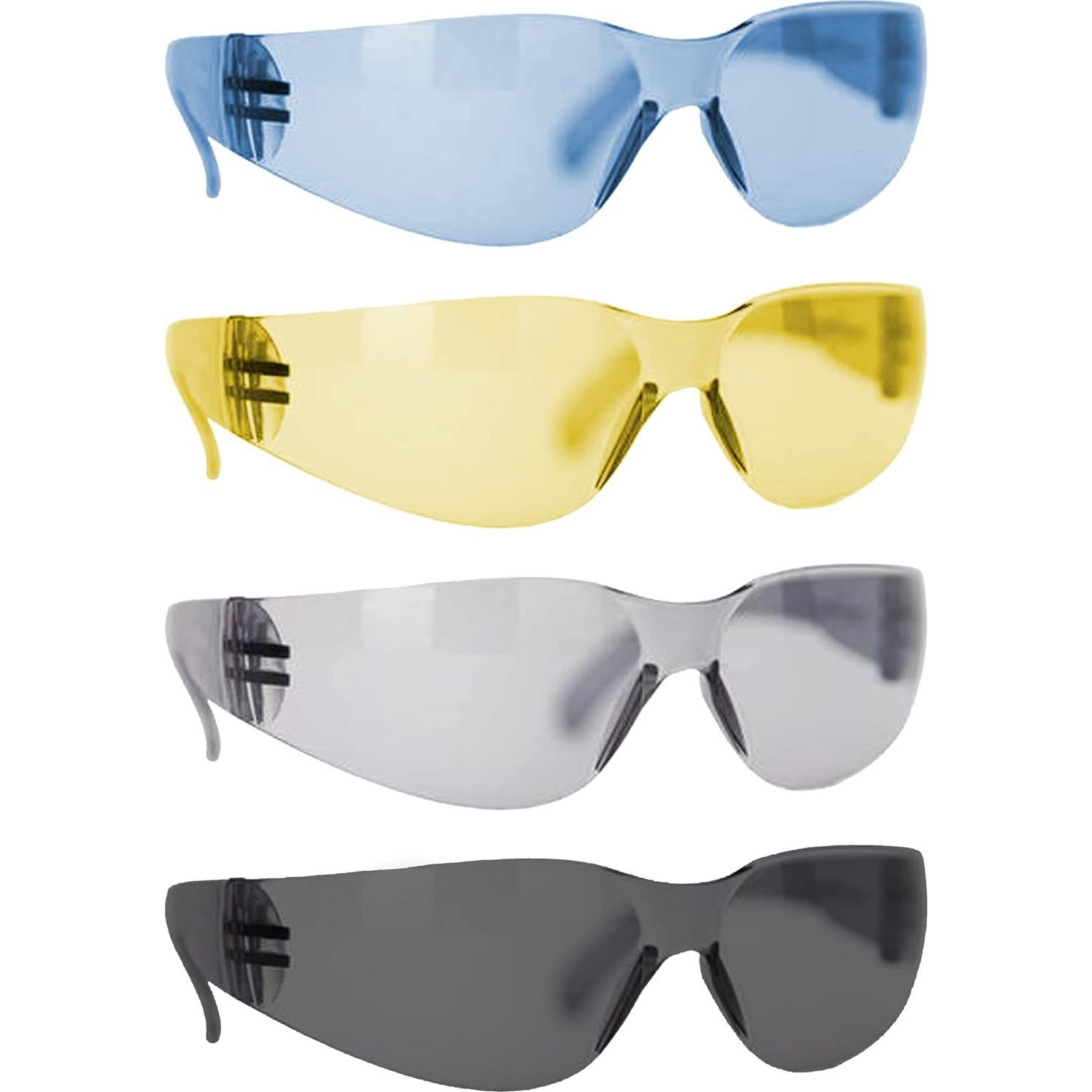 Gafas de Seguridad BISON LIFE - Lentes Envolventes Antirrayas