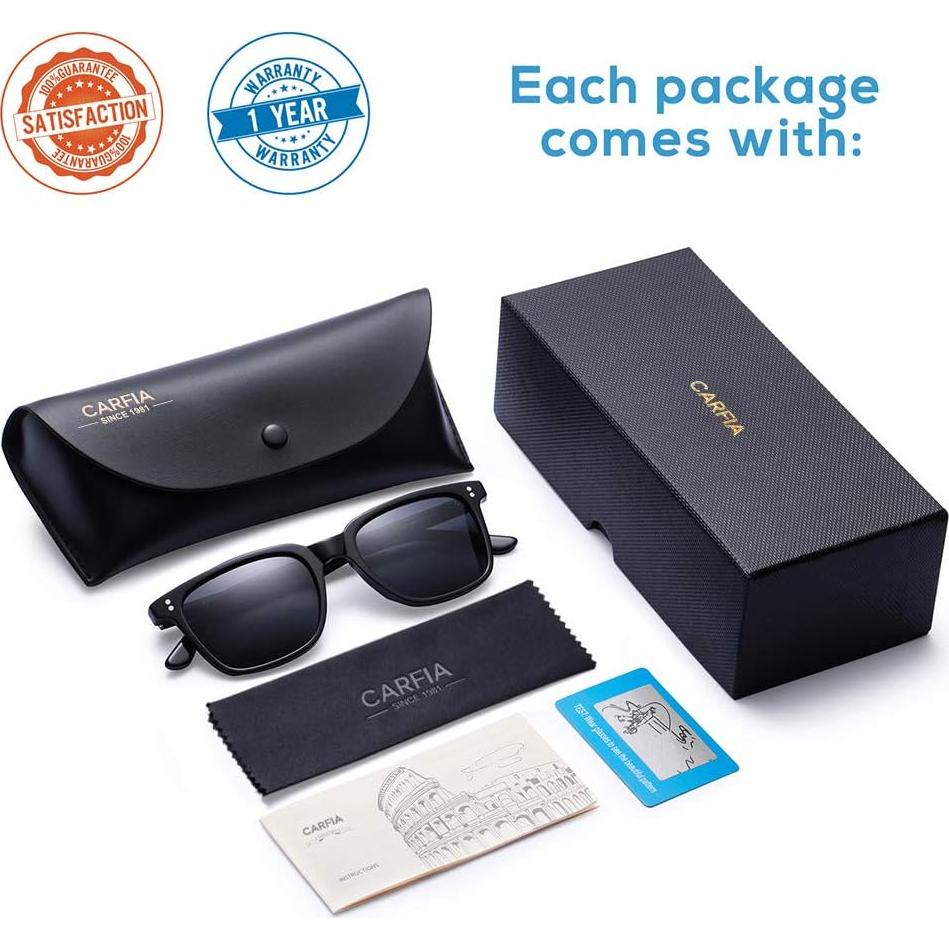 Gafas de sol polarizadas CARFIA UV400 para hombres