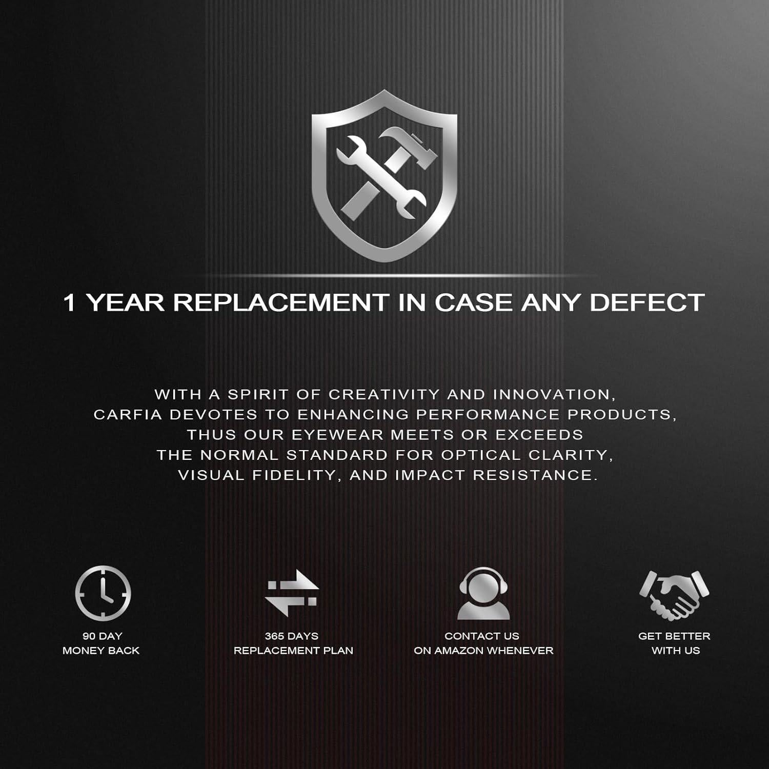 Gafas de sol polarizadas CARFIA UV400 para hombres