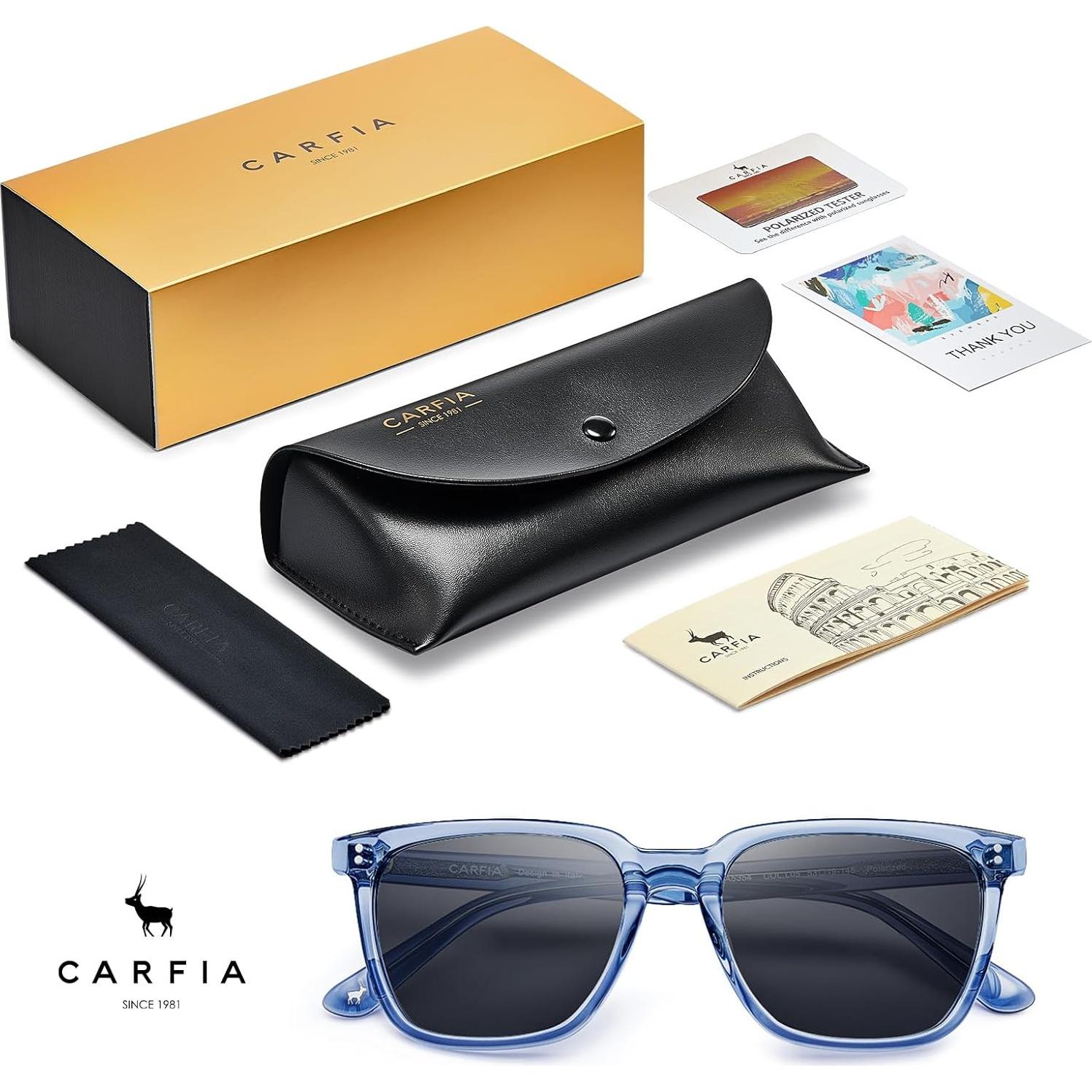 Gafas de sol polarizadas CARFIA UV400 para hombres