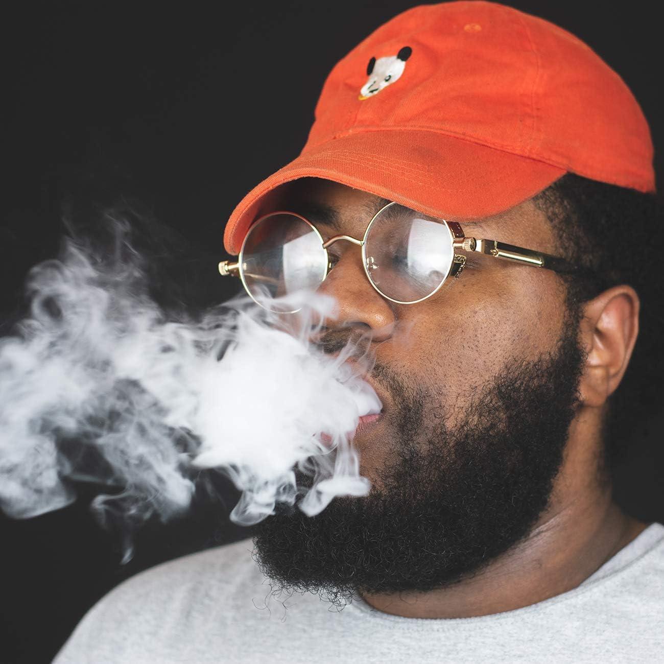 Gafas de sol redondas AIEYEZO Steampunk UV 100% bloqueadores