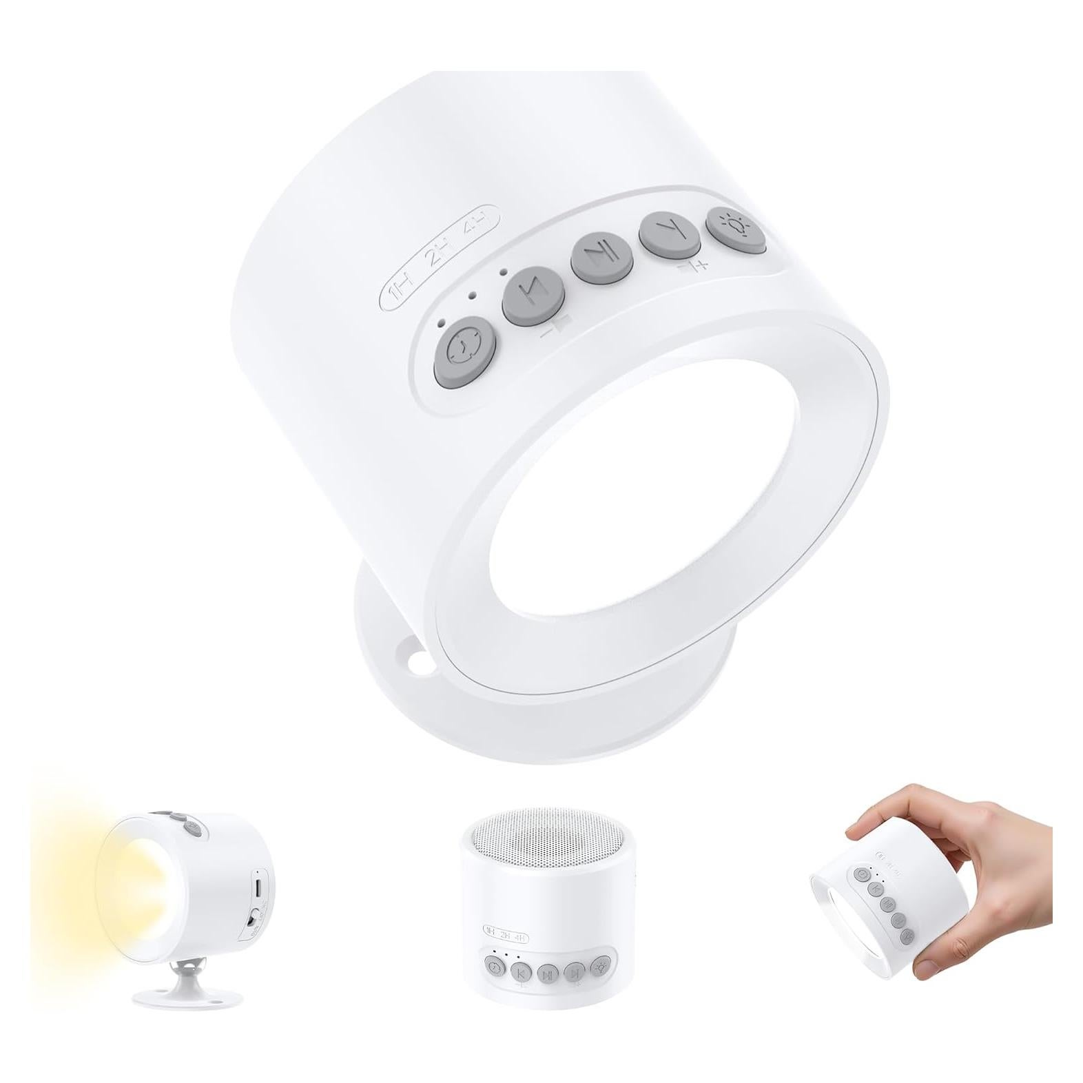 Máquina de Sonido Blanco VanSmaGo con Luz Nocturna 2200mAh