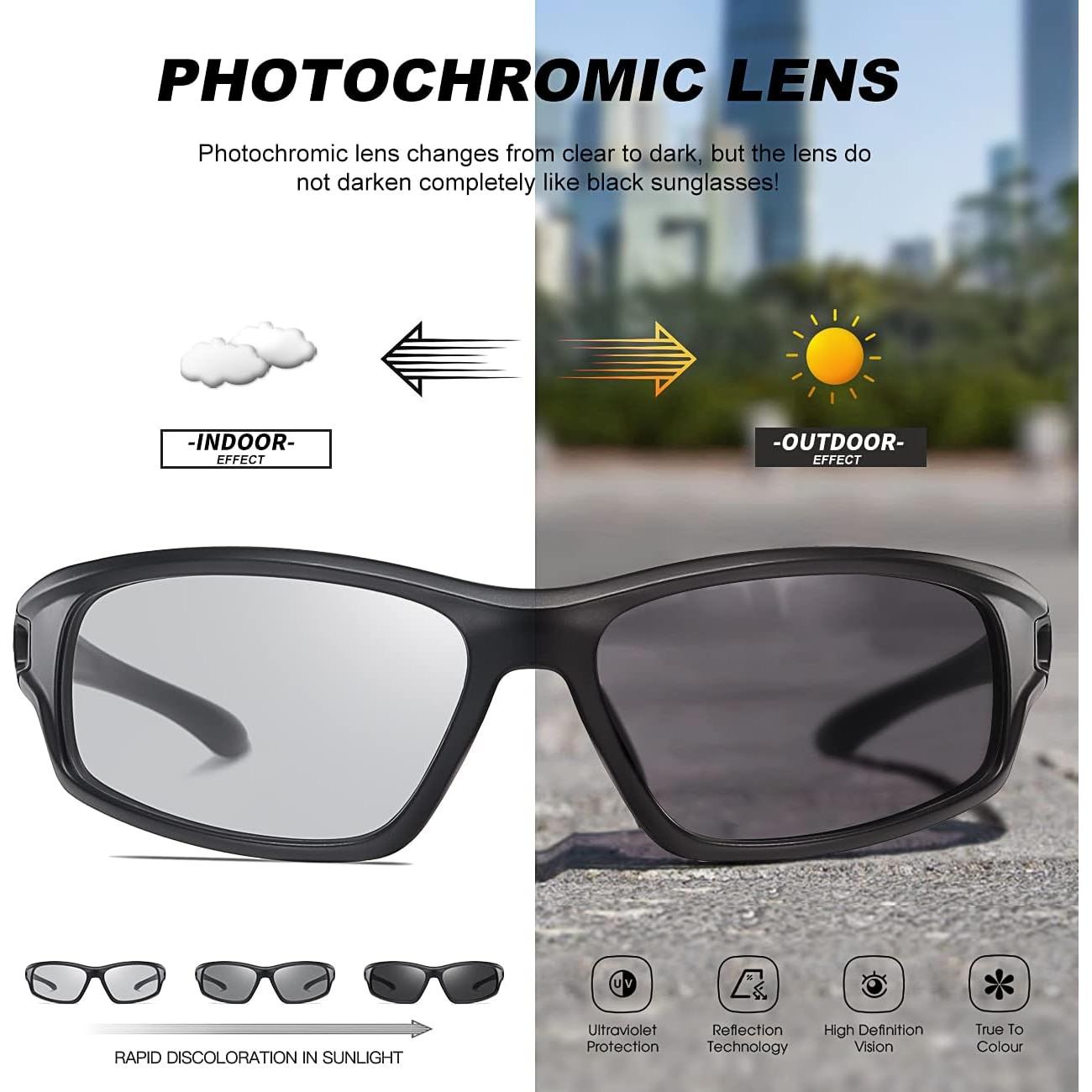 Gafas de sol deportivas AWGSEE polarizadas 100% UV 2pack