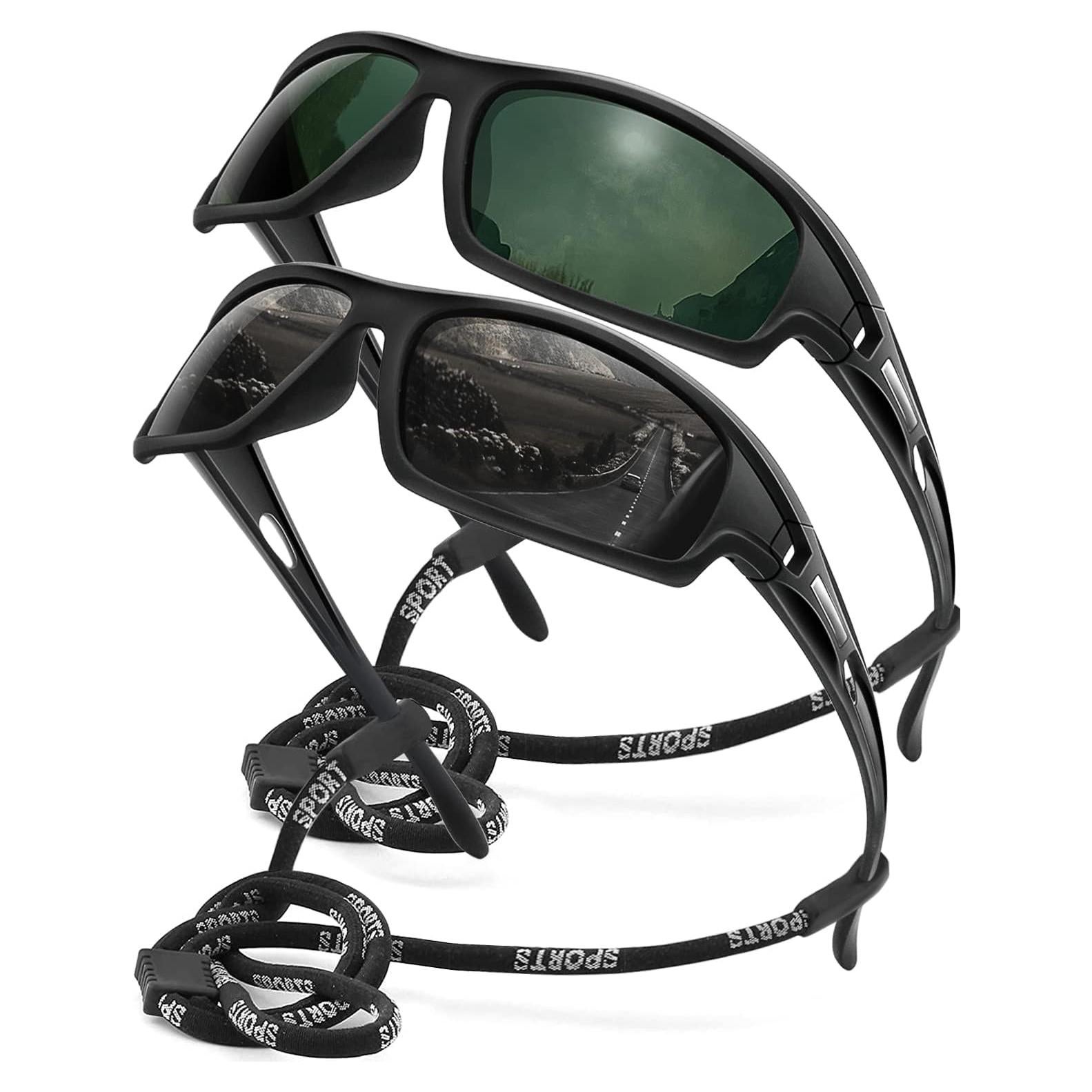 Gafas de sol polarizadas AWGSEE para hombres 100% UV