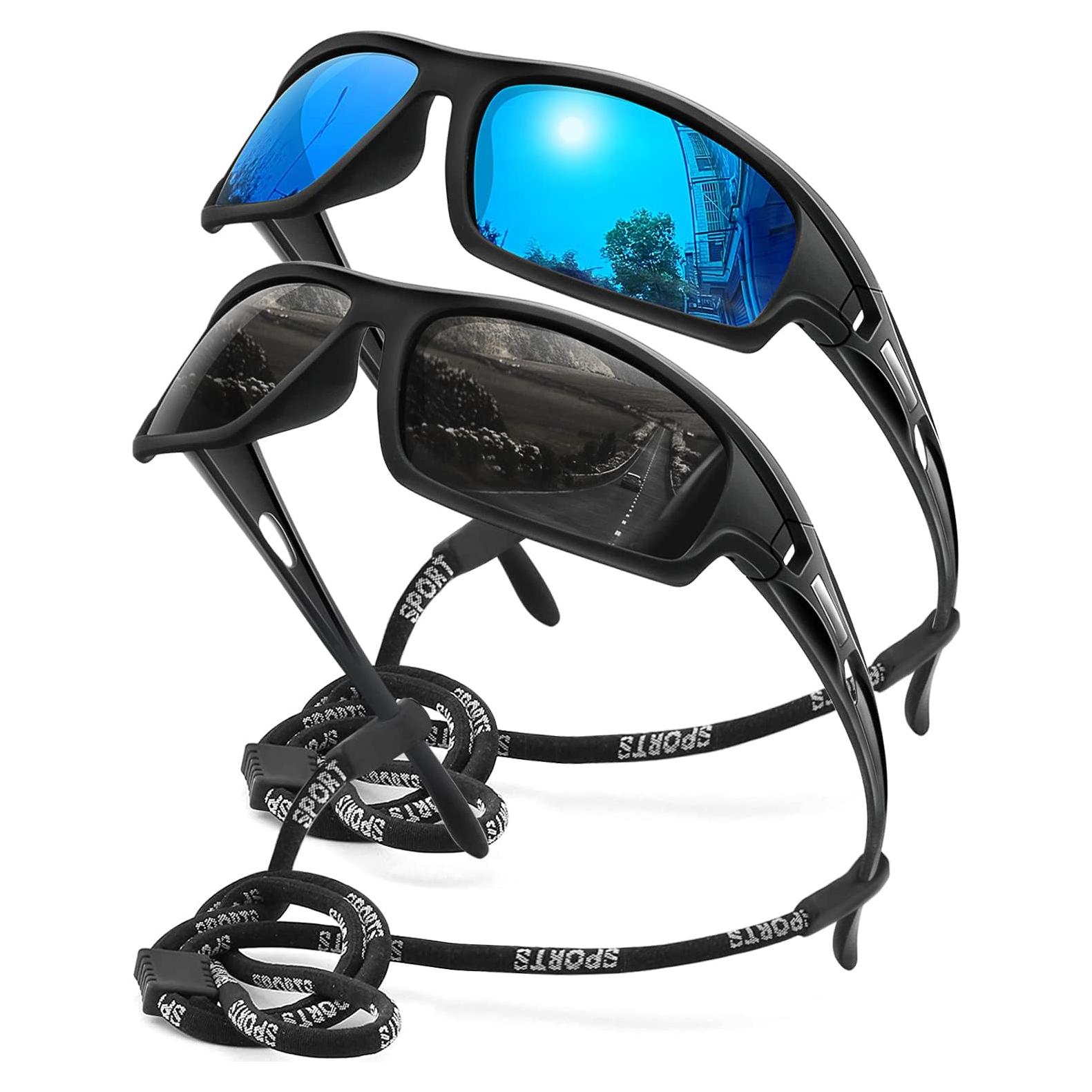 Gafas de sol polarizadas AWGSEE para hombres 100% UV