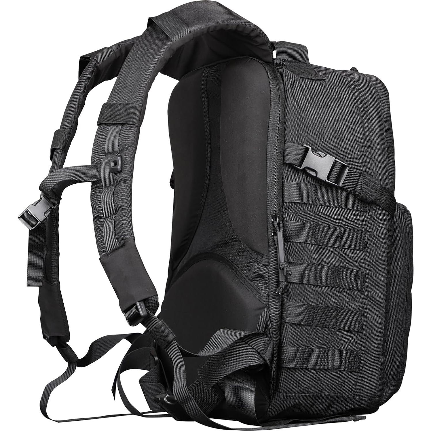 Mochila Táctica Militar Jw-130 24L Ergonomía y Molle
