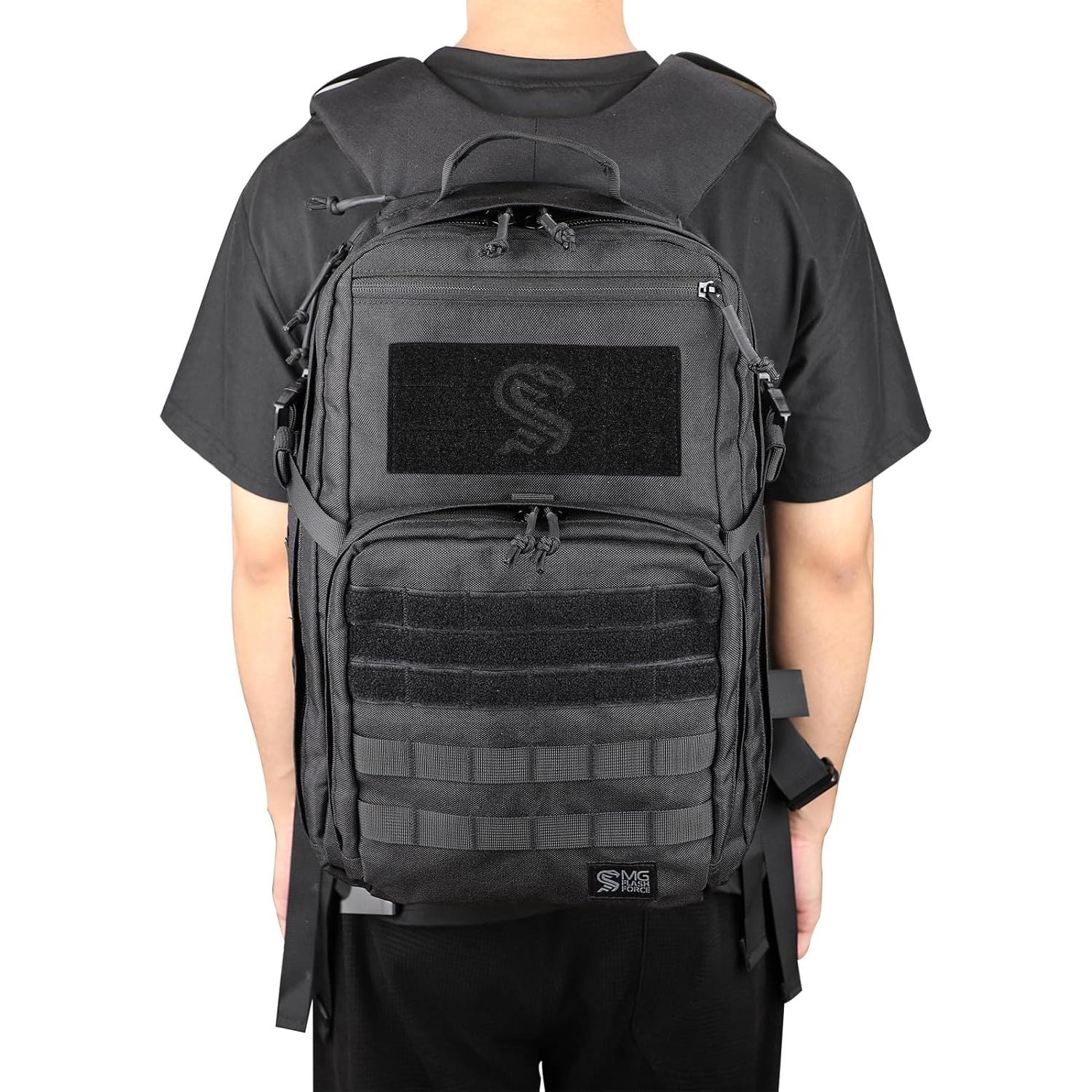 Mochila Táctica Militar Jw-130 24L Ergonomía y Molle