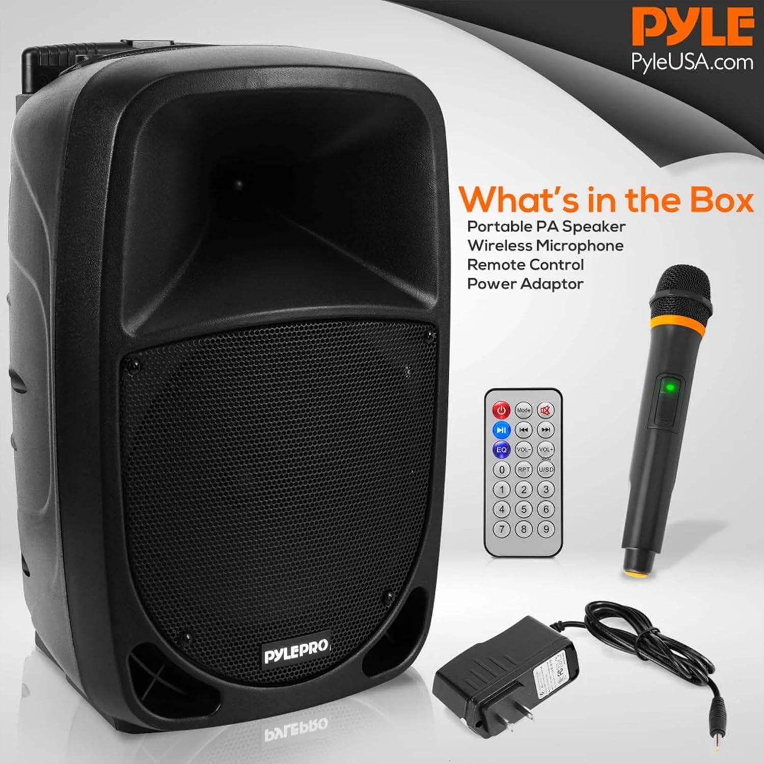 Altavoz PA Pyle PSBT105A 1000W Bluetooth 10'' Batería