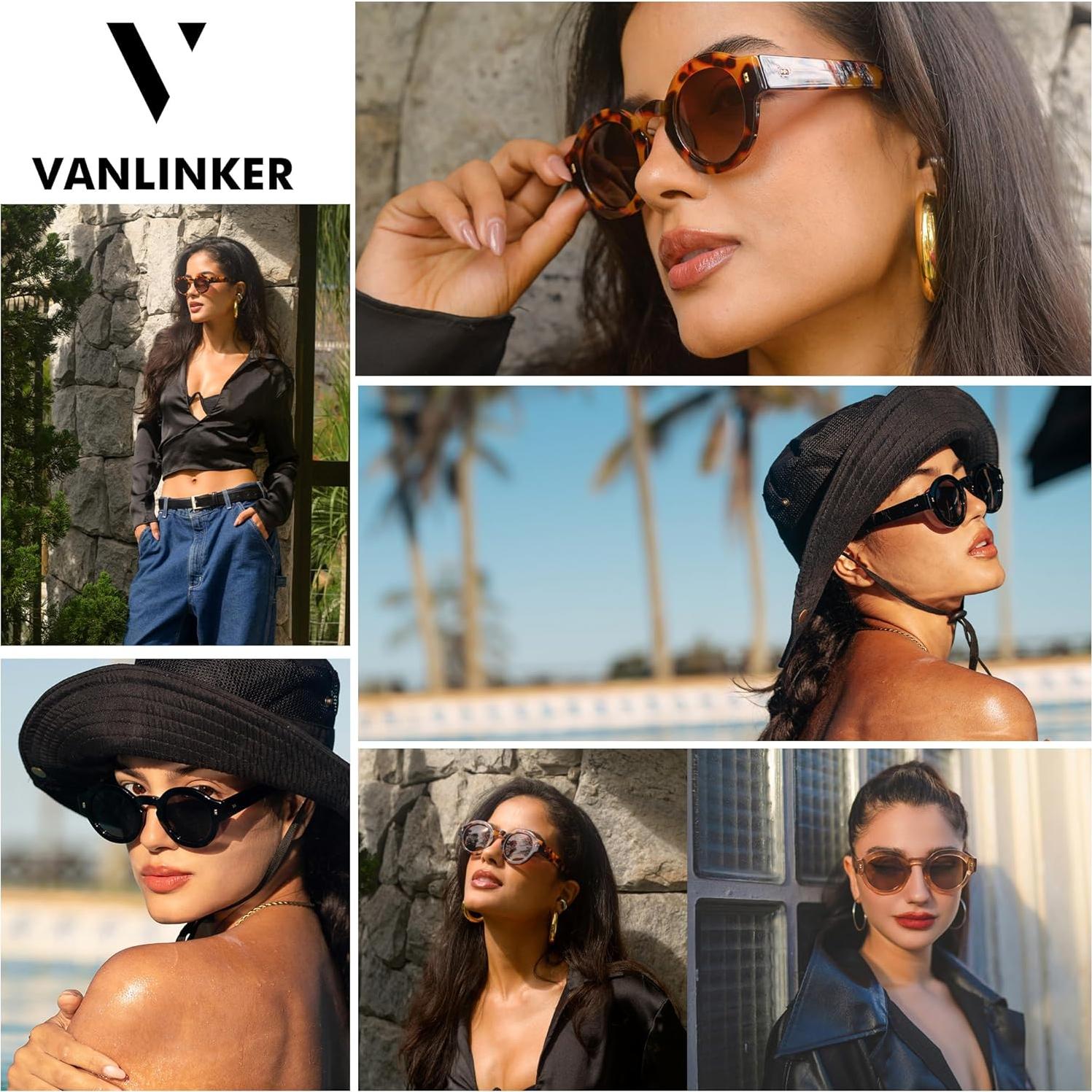 Gafas de sol polarizadas VANLINKER VL9743 unisex rojas