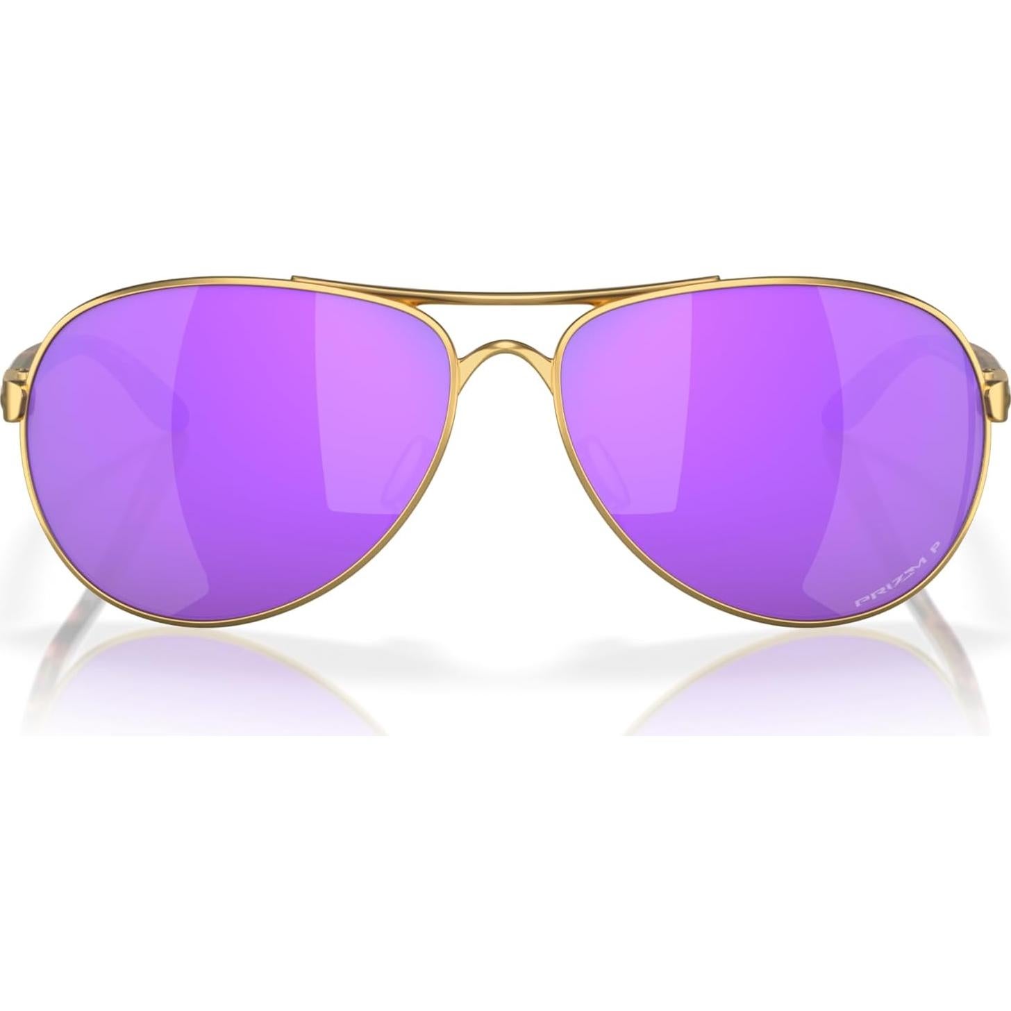 Gafas de sol Aviador Oakley Feedback Oro Satinado 59mm