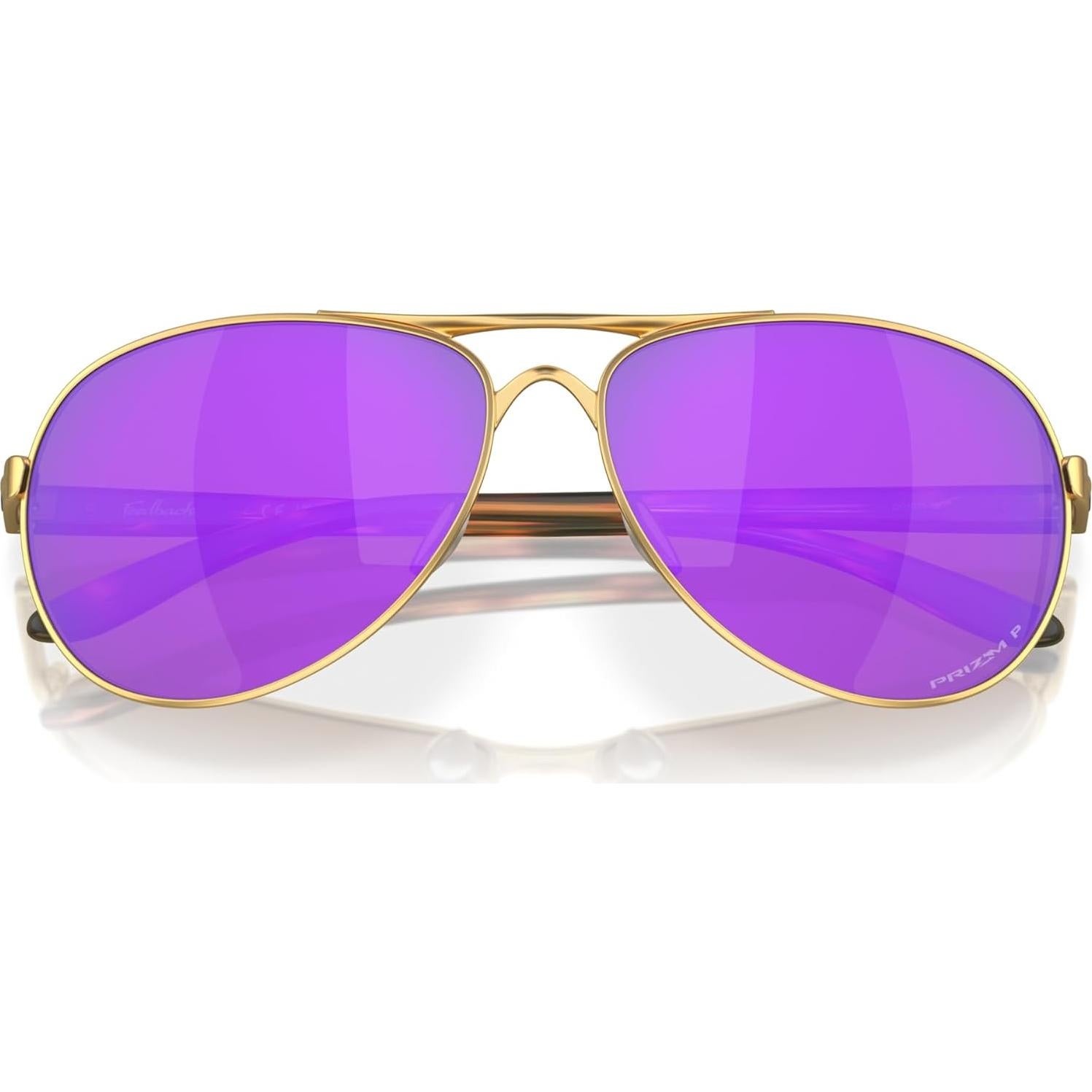 Gafas de sol Aviador Oakley Feedback Oro Satinado 59mm