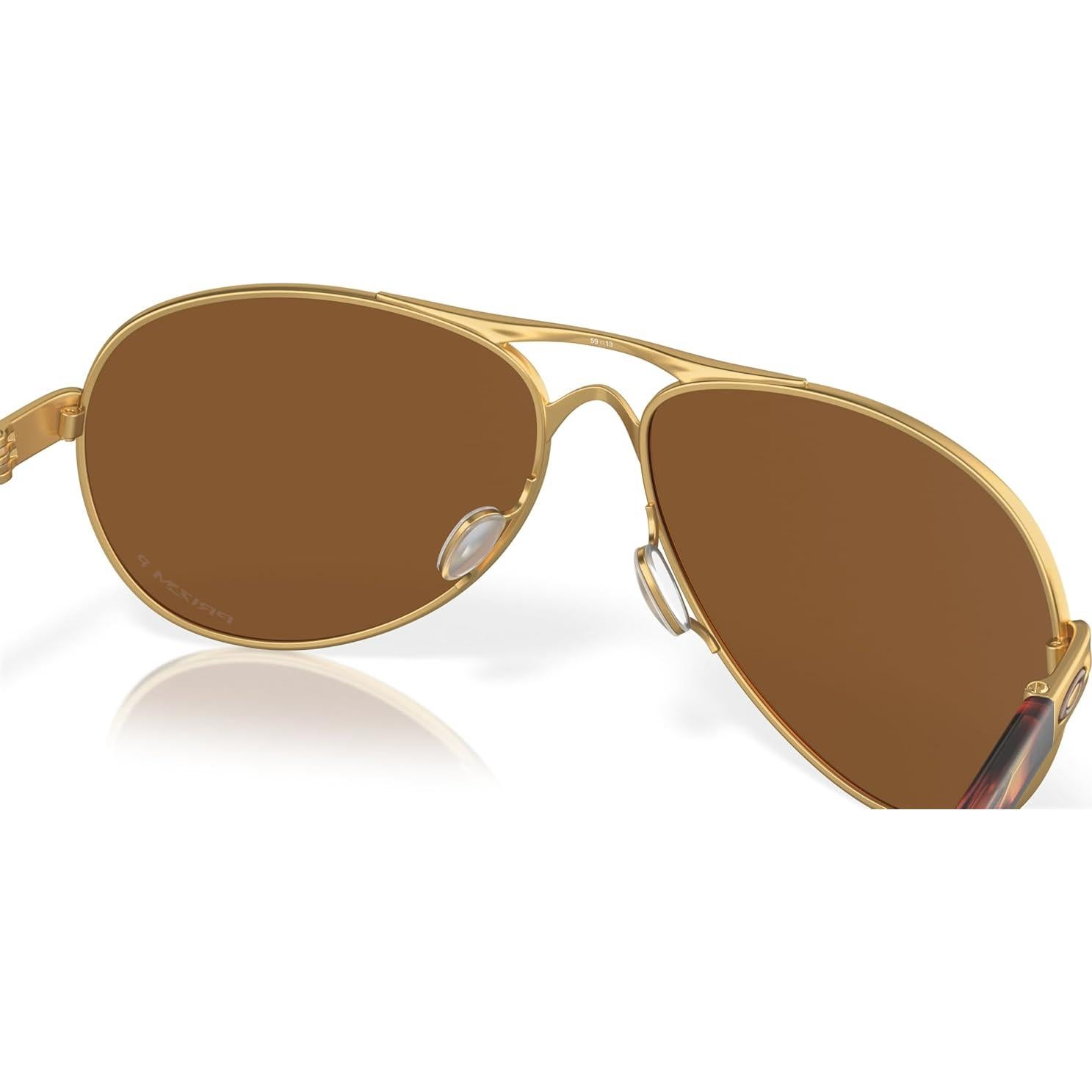 Gafas de sol Aviador Oakley Feedback Oro Satinado 59mm