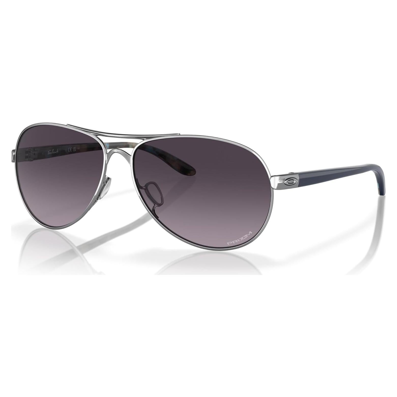 Gafas de sol Oakley Feedback para mujer Cromo Prizm gris