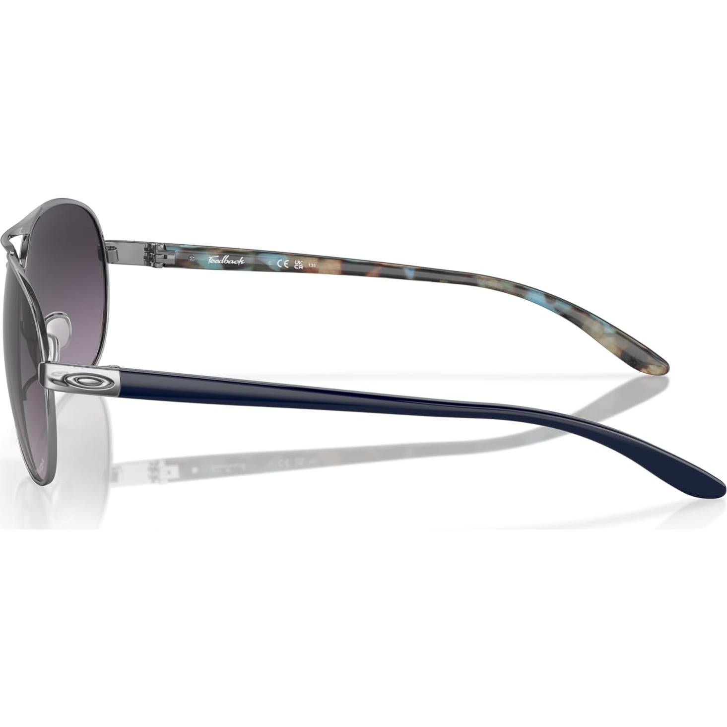 Gafas de sol Oakley Feedback para mujer Cromo Prizm gris