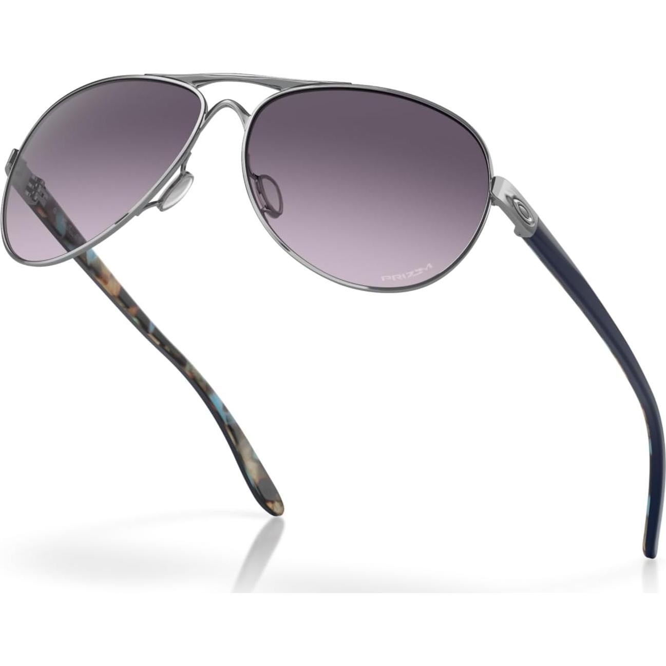 Gafas de sol Oakley Feedback para mujer Cromo Prizm gris