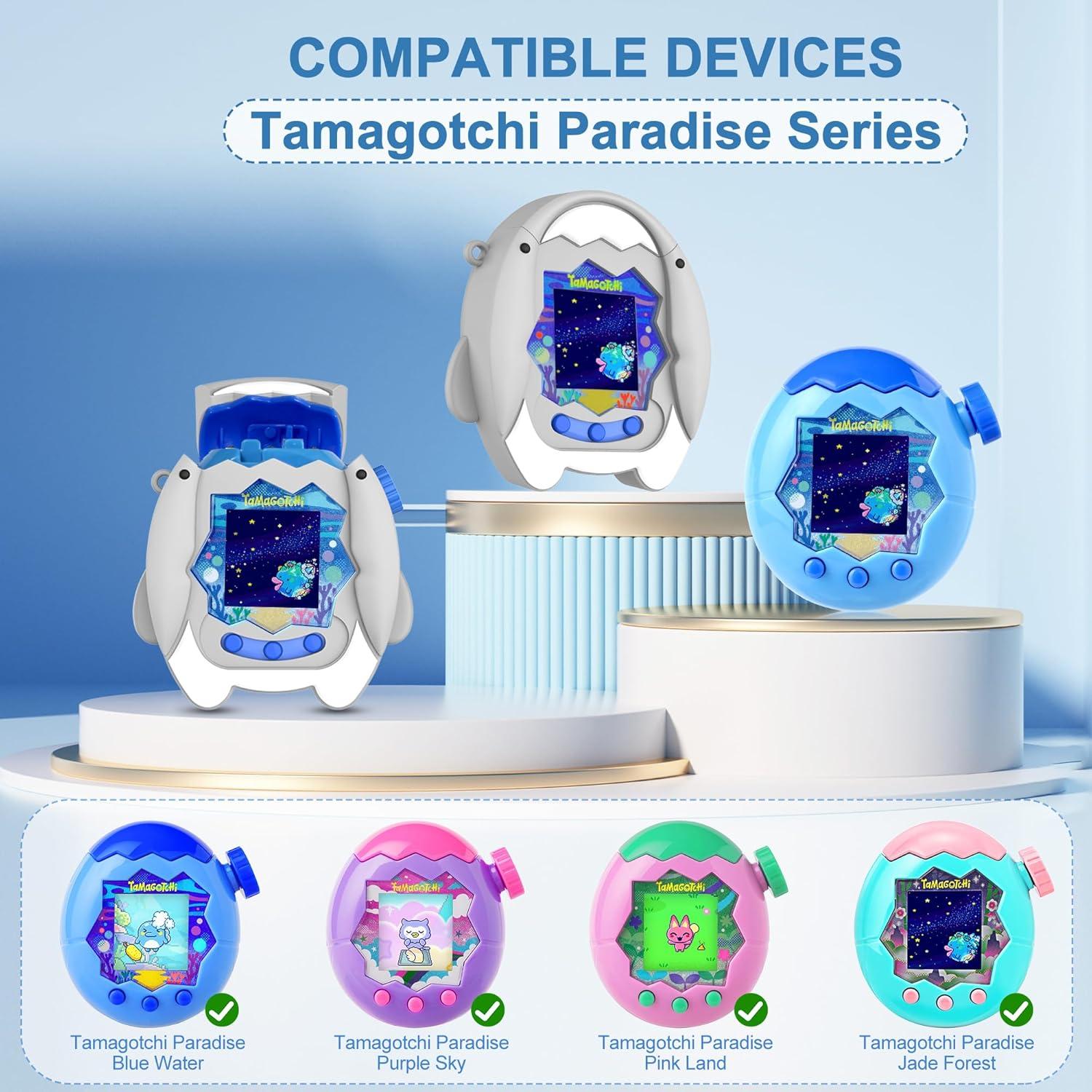 Funda de Silicona SGHLDE para Tamagotchi Paradise Tiburón