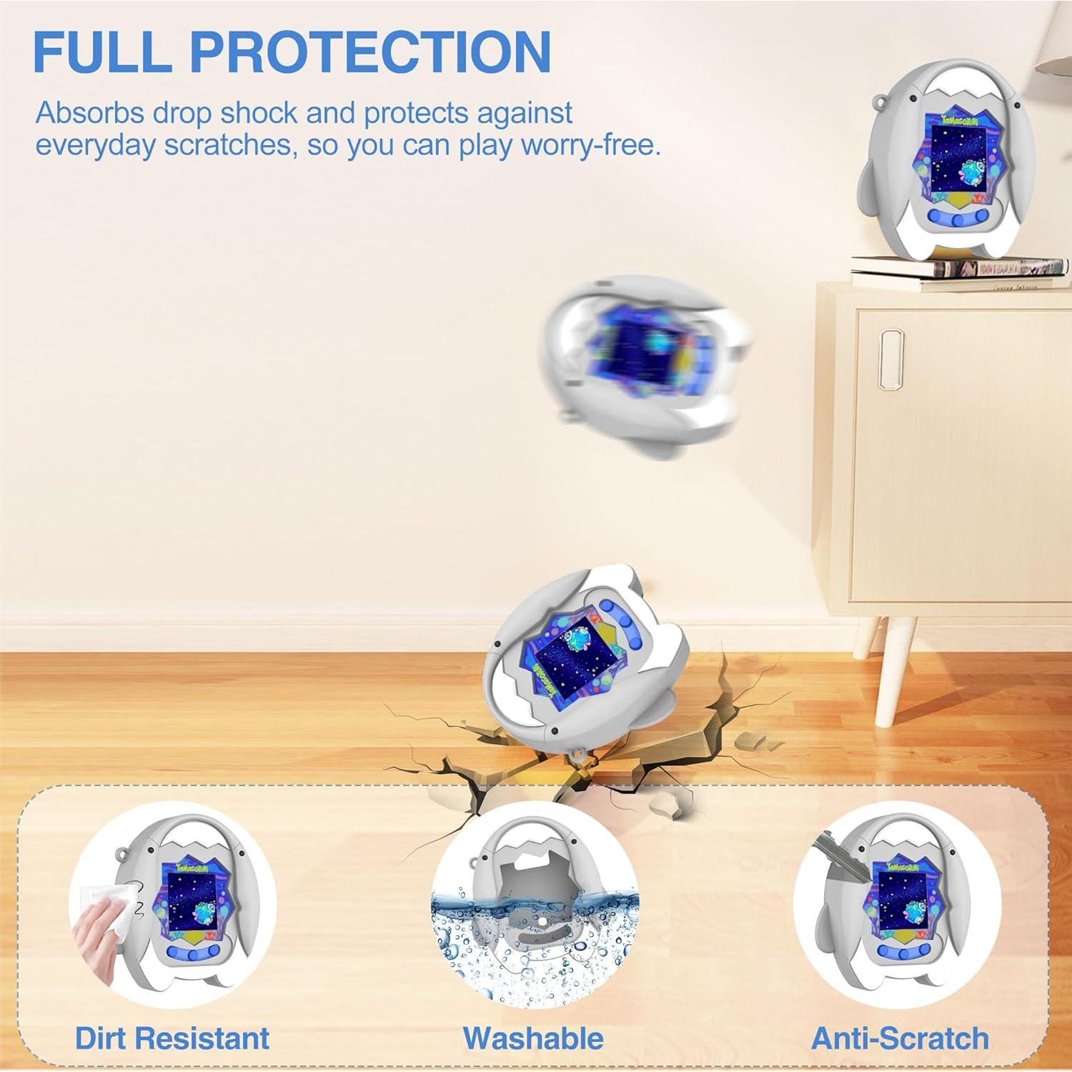 Funda de Silicona SGHLDE para Tamagotchi Paradise Tiburón