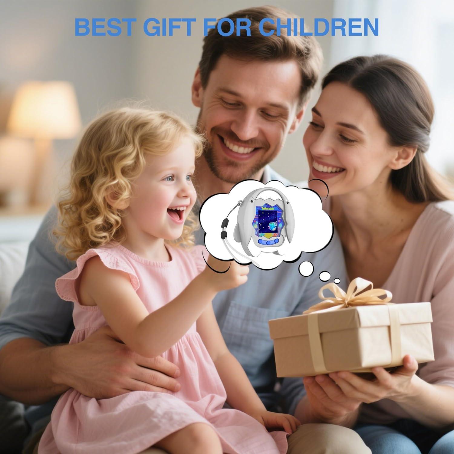 Funda de Silicona SGHLDE para Tamagotchi Paradise Tiburón