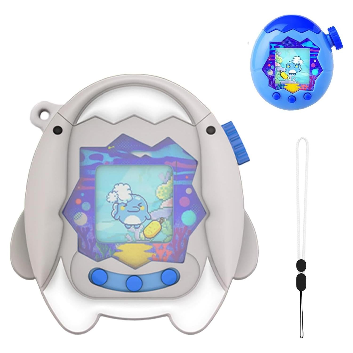 Funda Protectora de Silicona para Tamagotchi Paradise Gris