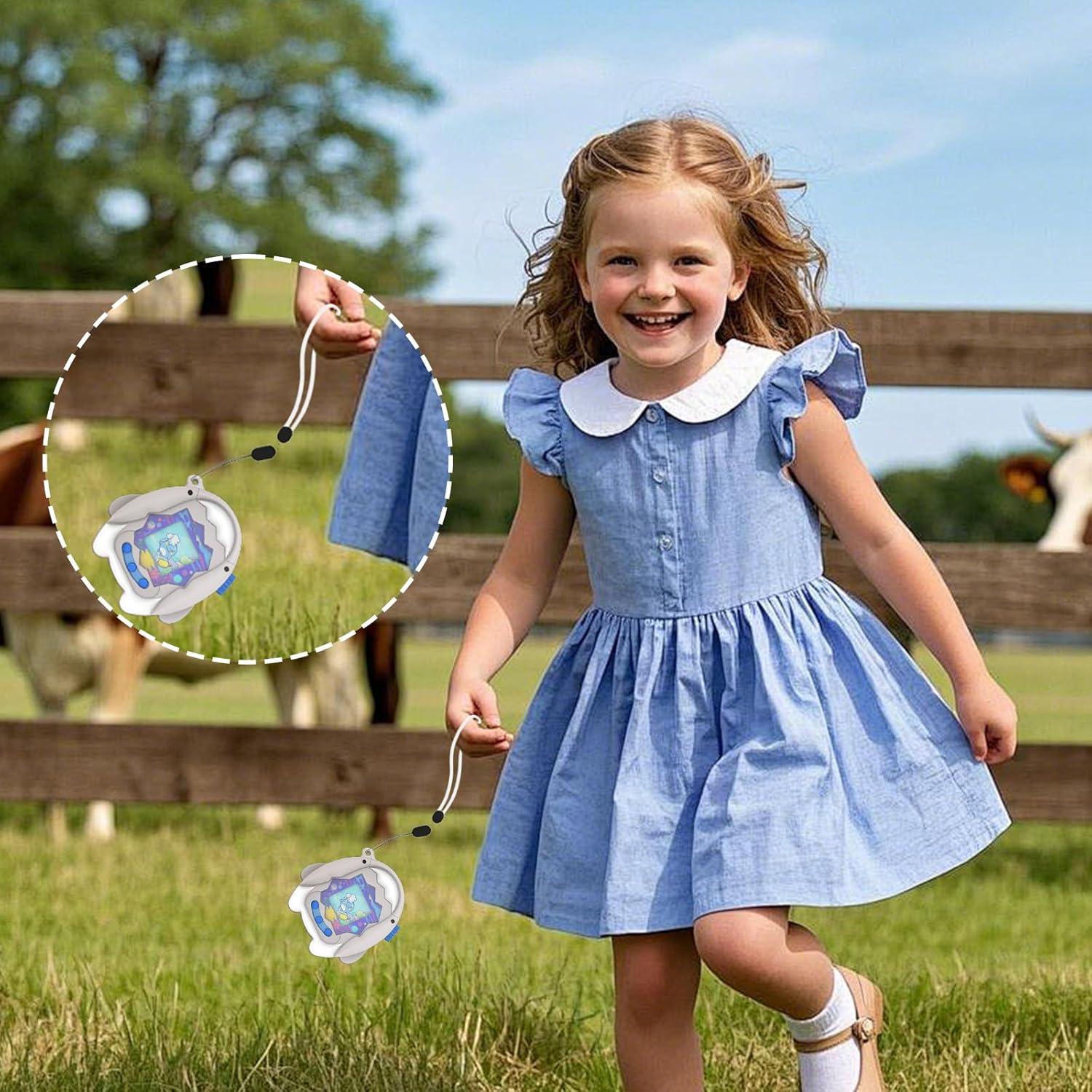 Funda Protectora de Silicona para Tamagotchi Paradise Gris