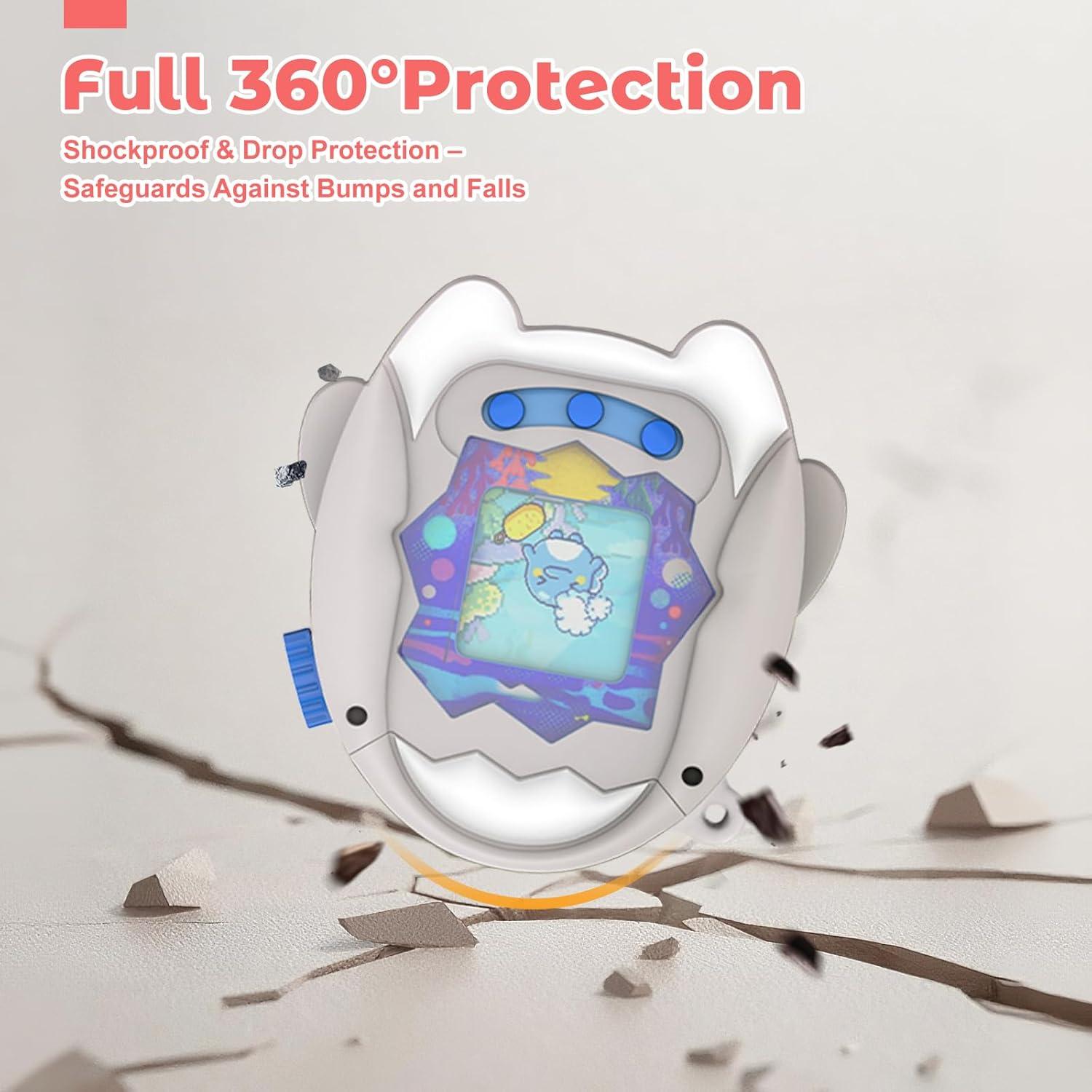 Funda Protectora de Silicona para Tamagotchi Paradise Gris