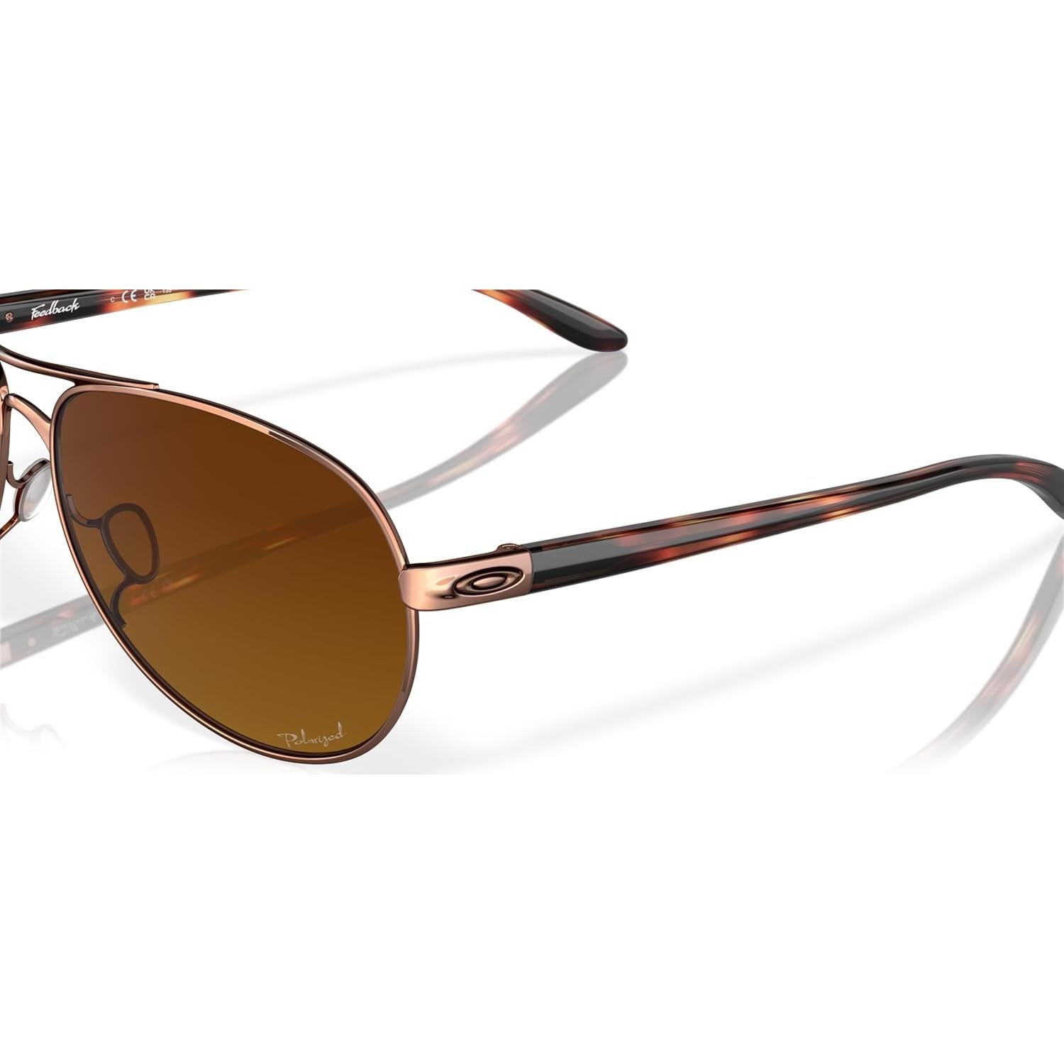 Gafas de sol Oakley Feedback Oro Rosa 59mm Polarizadas