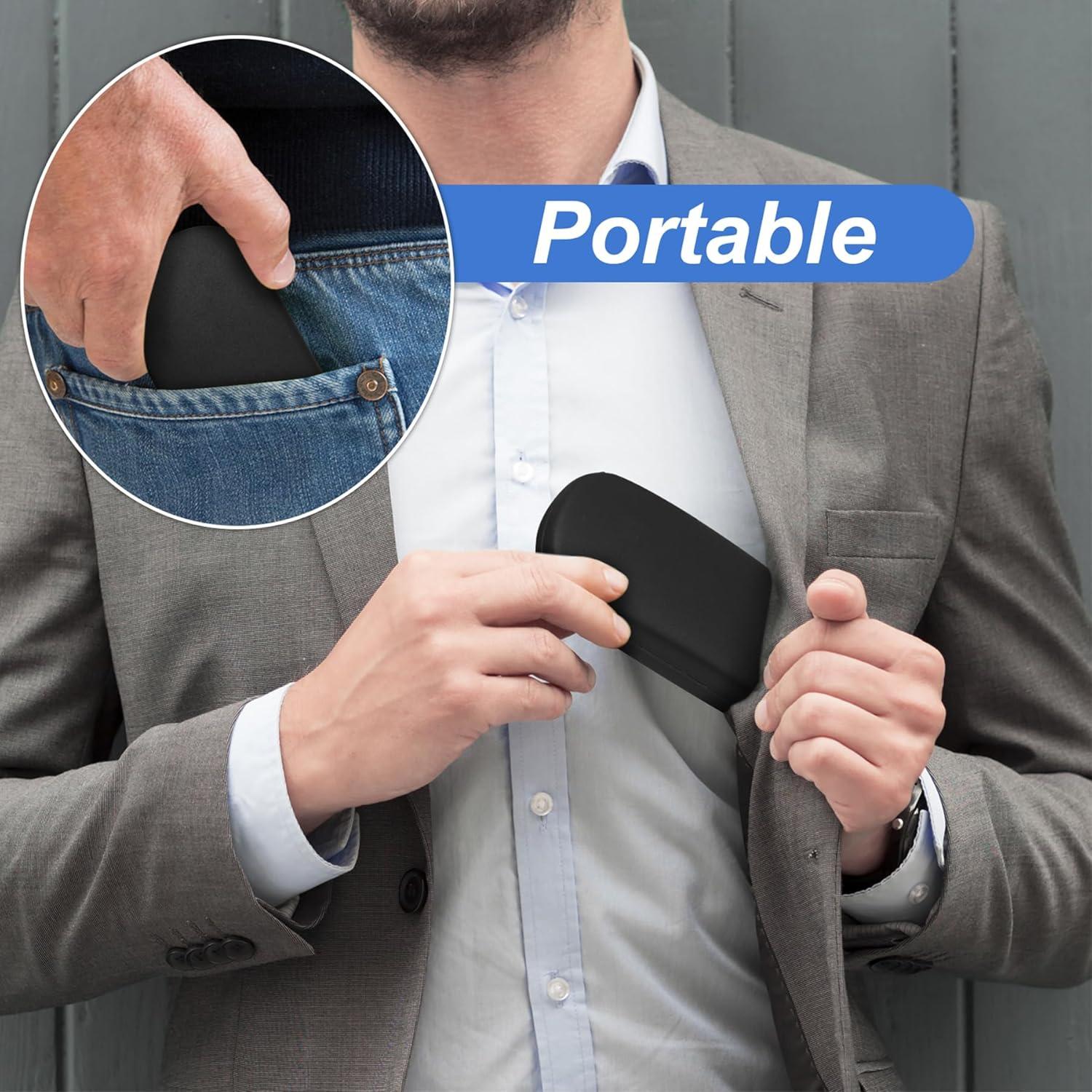 Estuche Duro para Gafas Joyberg, Paquete de 2, Negro