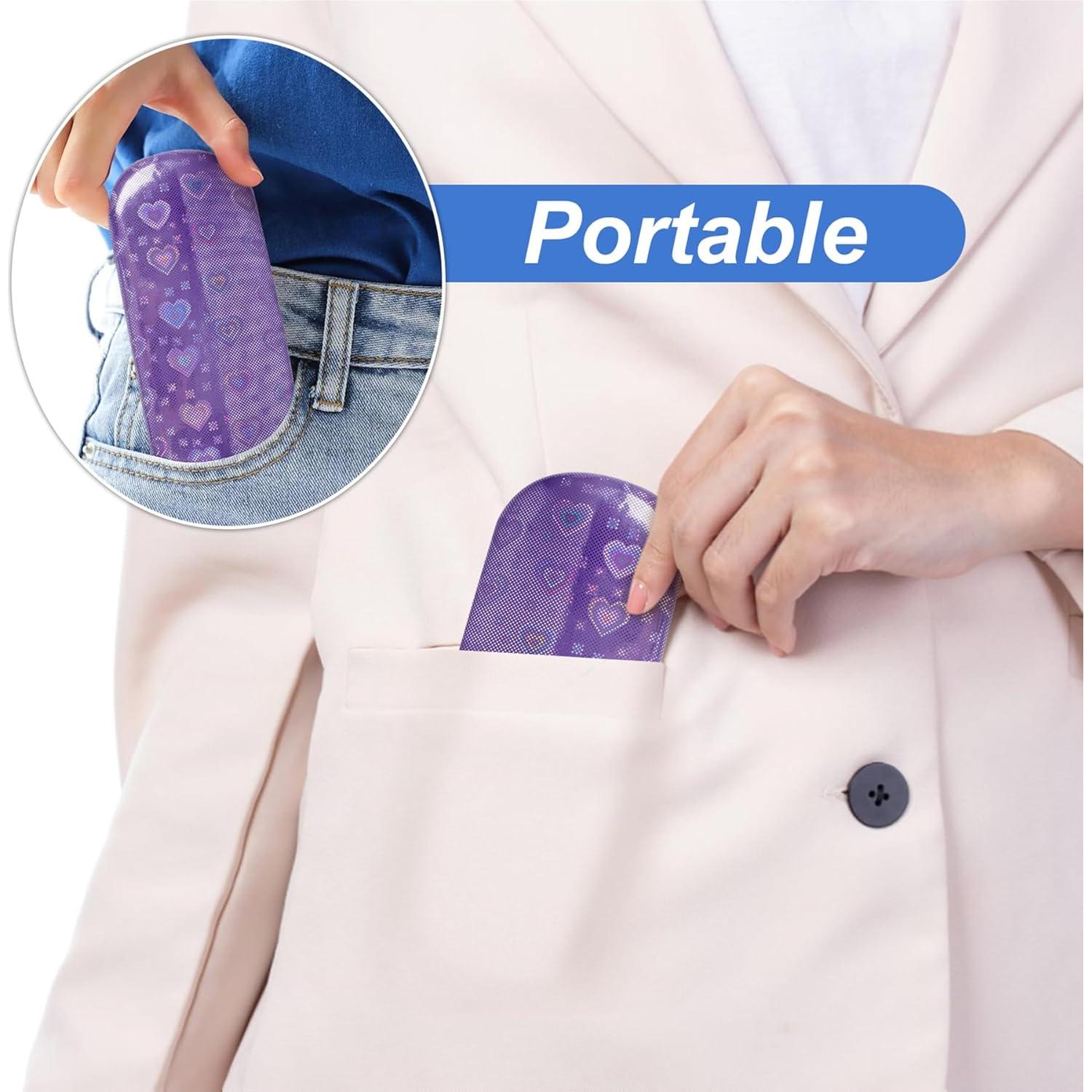 Estuche Duro para Gafas Joyberg, Paquete de 2, Amor Púrpura