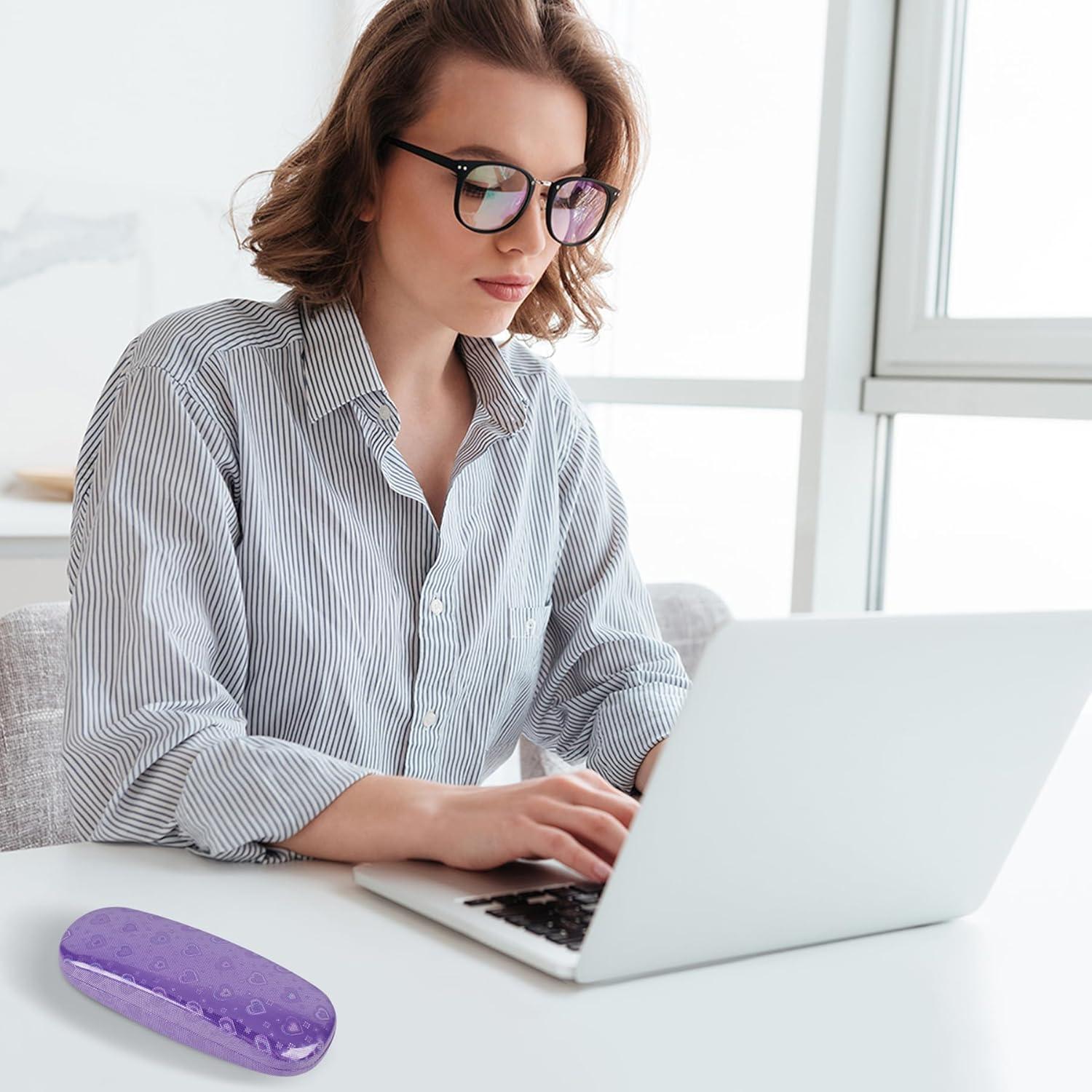 Estuche Duro para Gafas Joyberg, Paquete de 2, Amor Púrpura