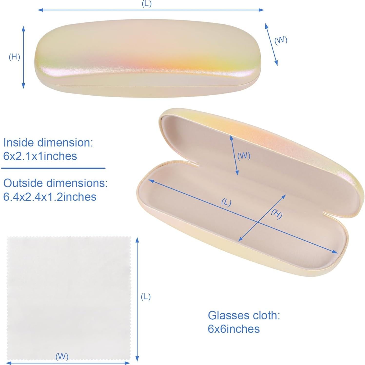 Estuche Duro para Gafas Joyberg - Paquete de 2 con Paño