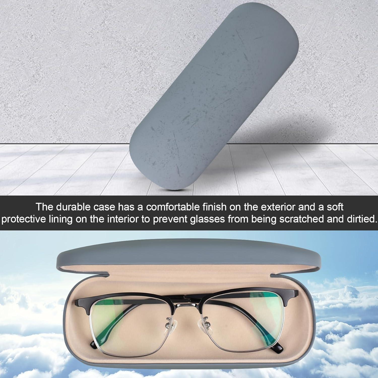 Estuche para Gafas Joyberg FL001, 2 Piezas, Gris