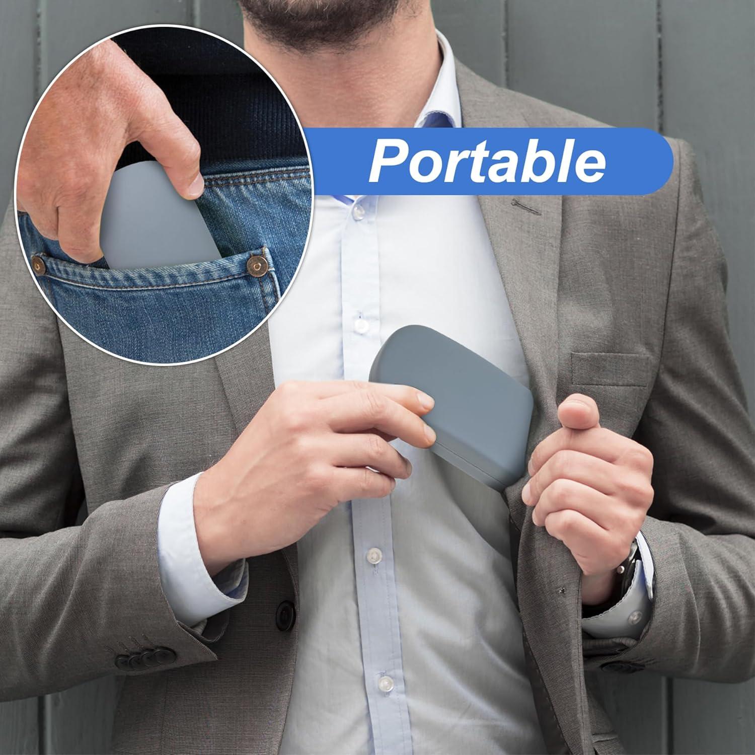 Estuche para Gafas Joyberg FL001, 2 Piezas, Gris