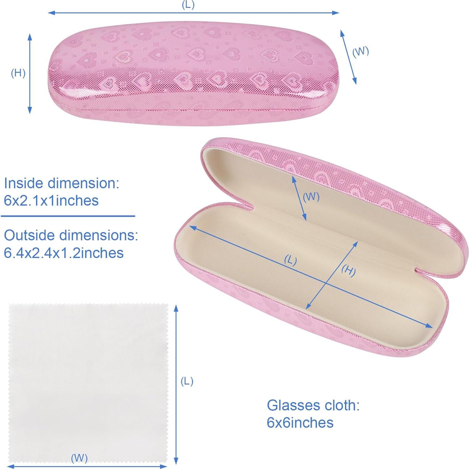 Estuche Duro para Gafas Joyberg - Paquete de 2 Rosa