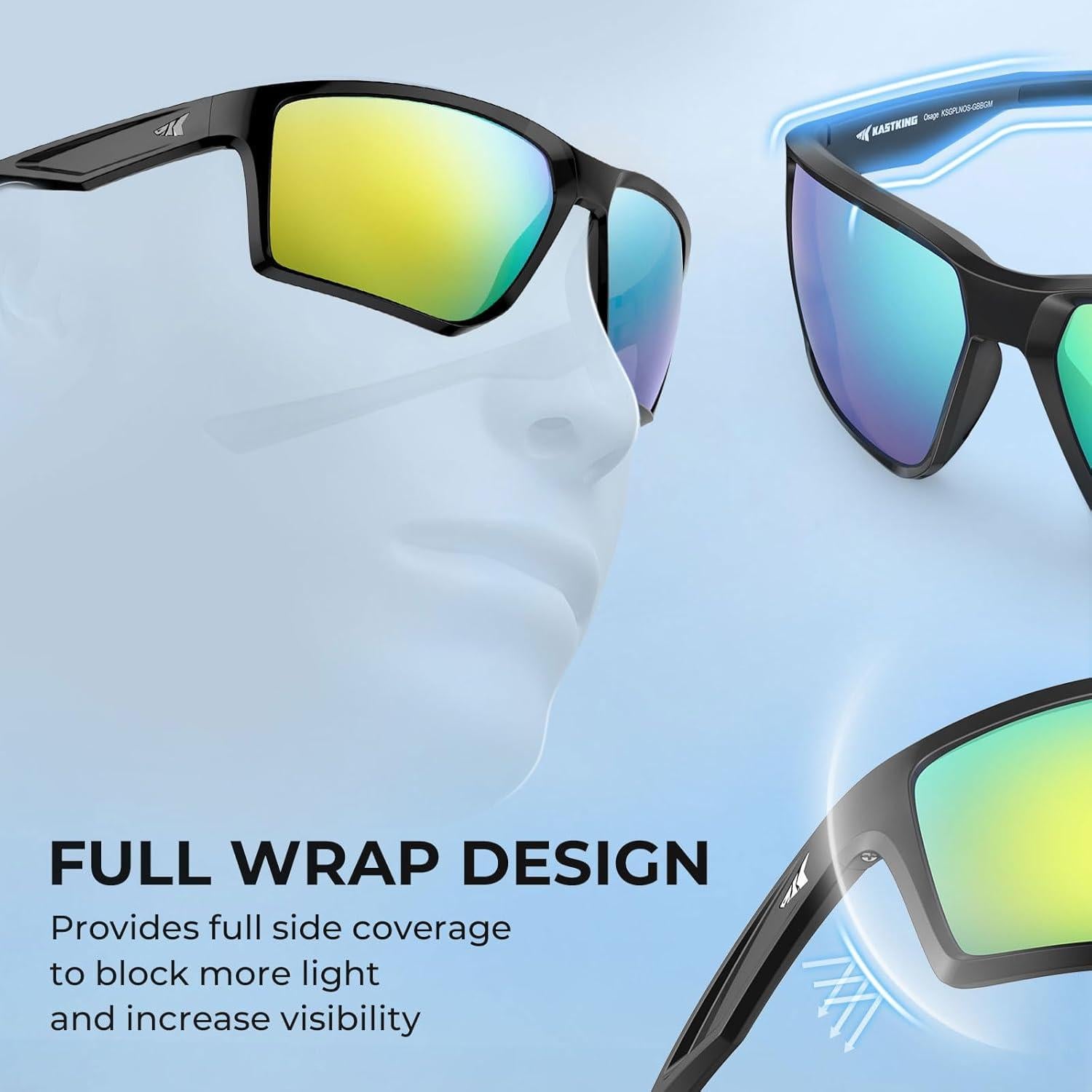 Gafas de Sol Polarizadas KastKing para Adultos UV 100%