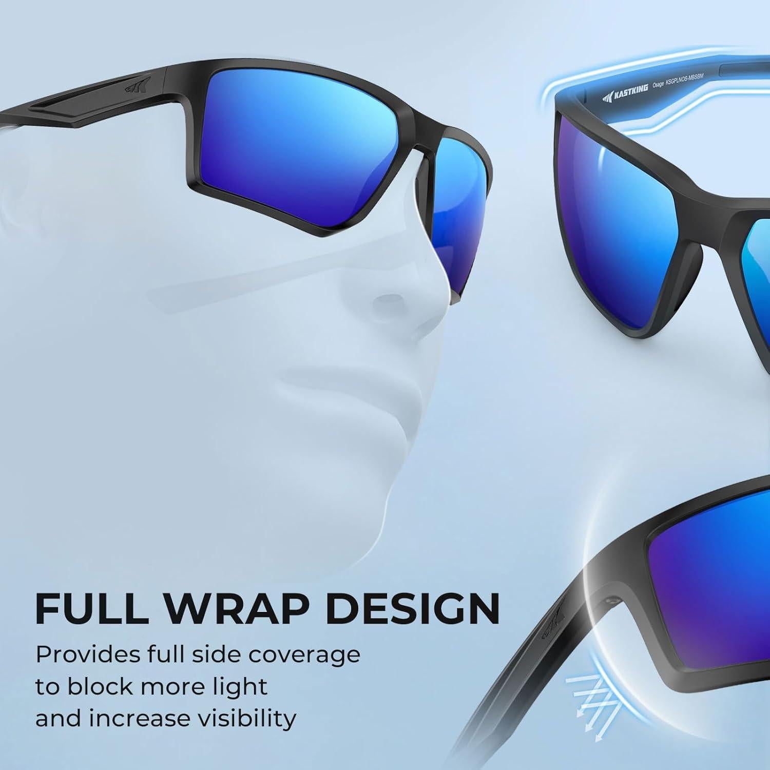 Gafas de sol polarizadas KastKing Osage para deportes UV