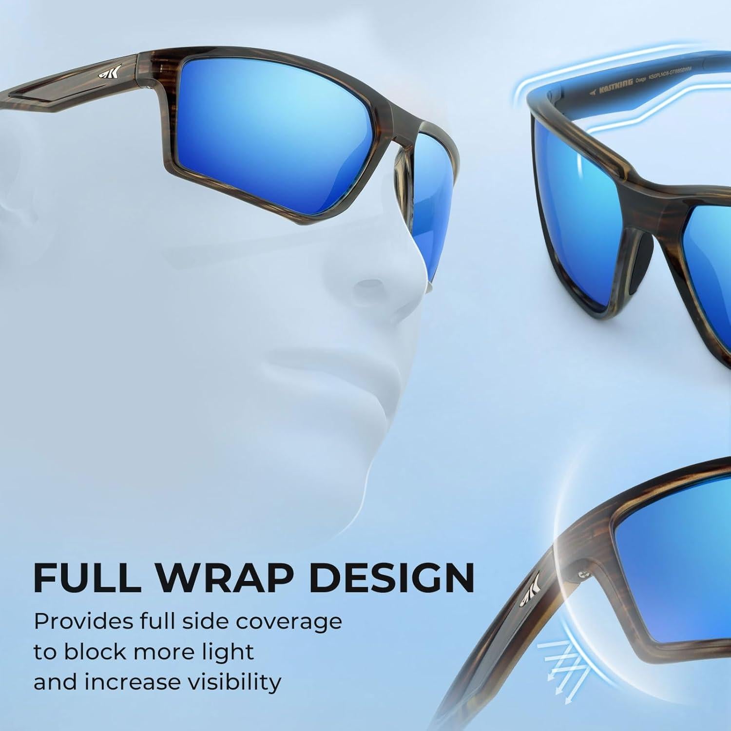 Gafas de Sol Polarizadas KastKing para Adultos UV 100%