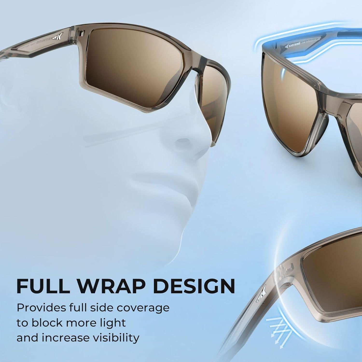 Gafas de sol polarizadas KastKing Osage para adultos UV400