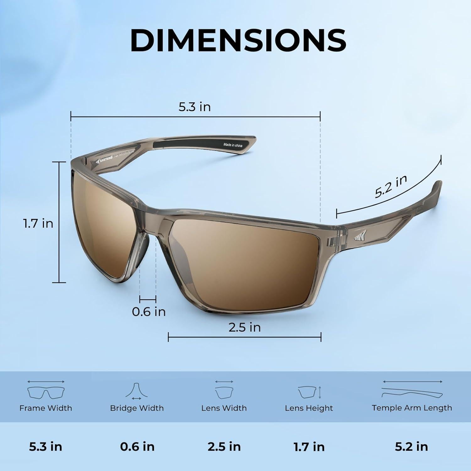 Gafas de sol polarizadas KastKing Osage para adultos UV400