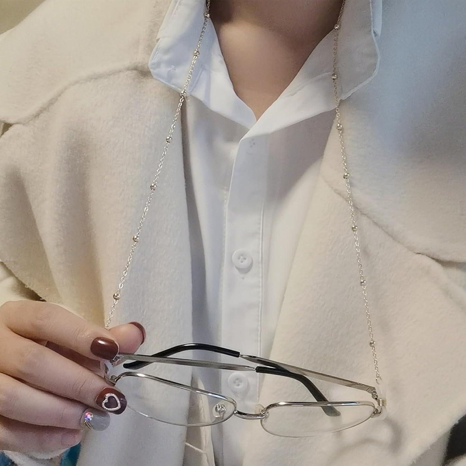 Cadena de Gafas 3 PCS Acero Inoxidable Unisex 73.66 cm
