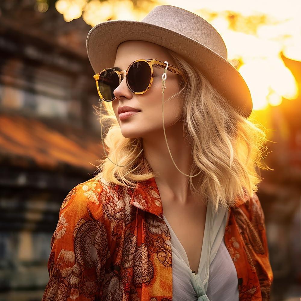 Cadena de Gafas 3 PCS Acero Inoxidable Unisex Elegante