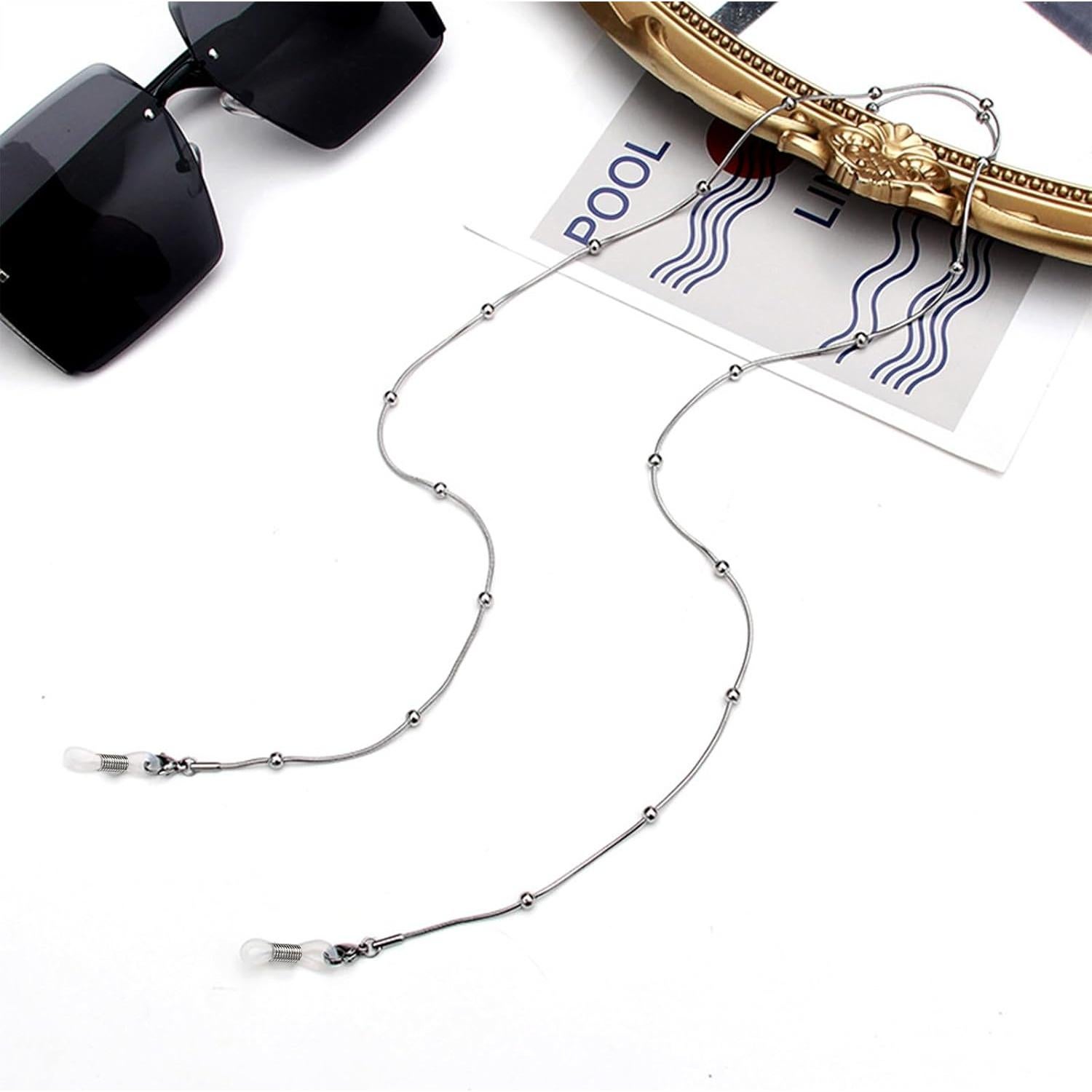 Cadena de Gafas 3 PCS Acero Inoxidable Unisex Elegante