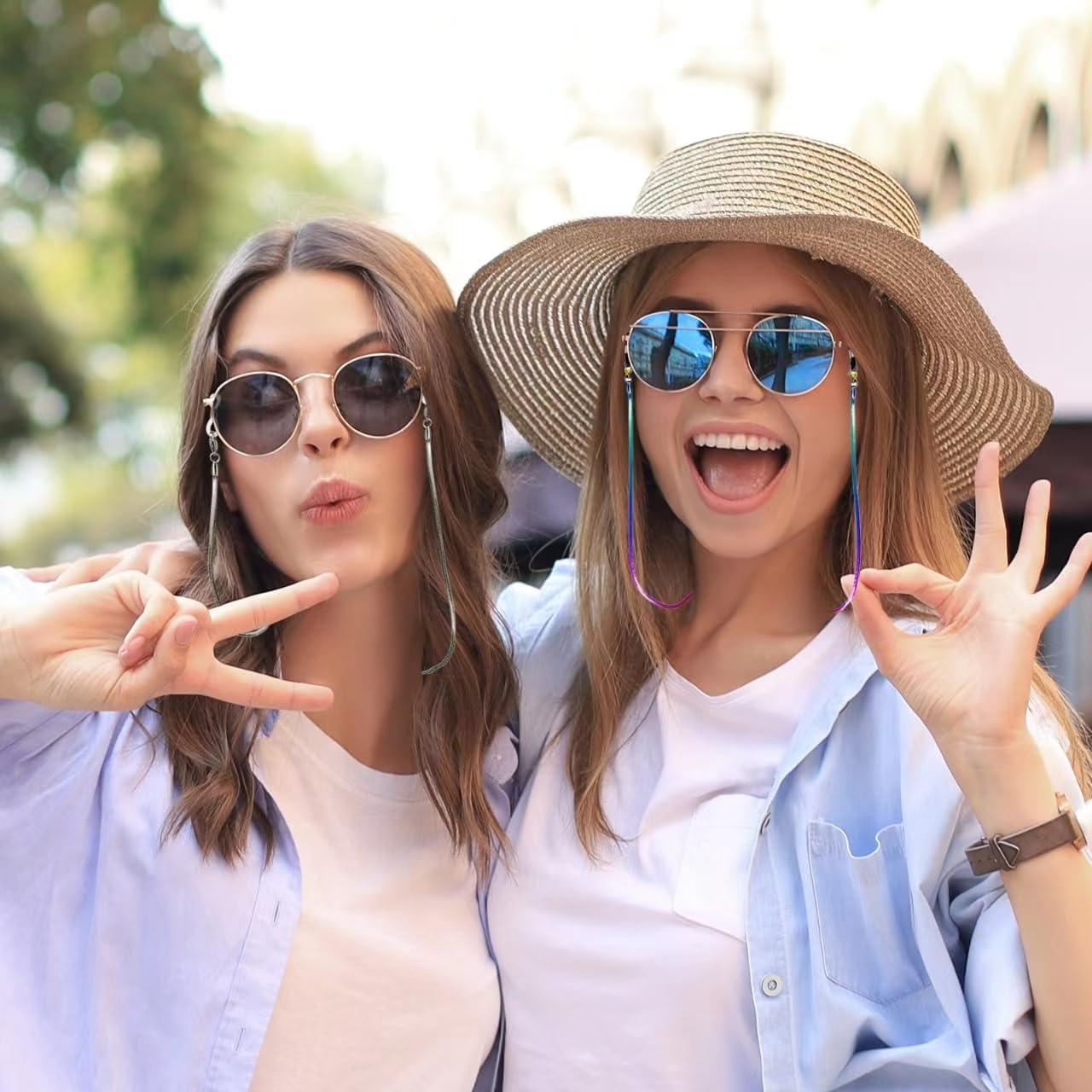 Cadena de Gafas 3 PCS Acero Inoxidable Unisex Elegante