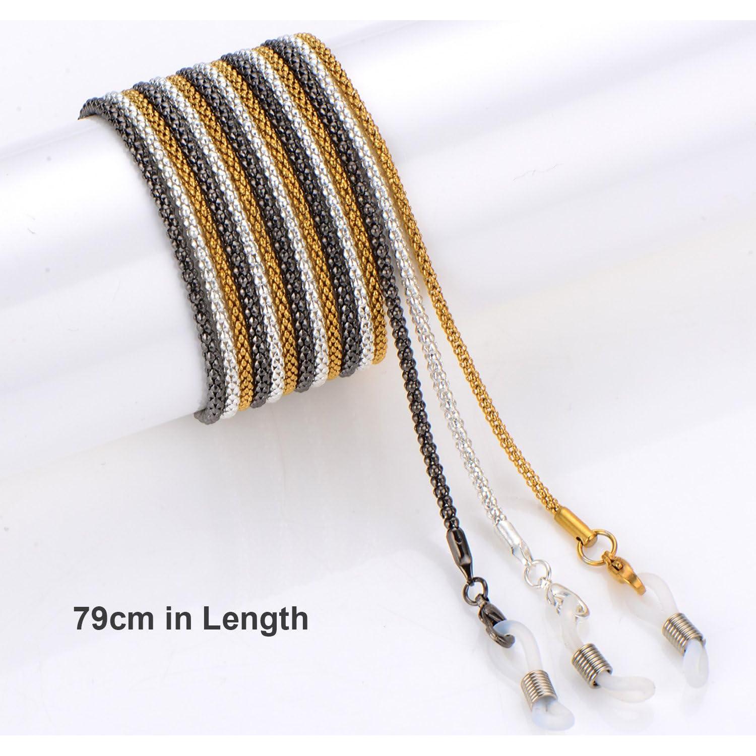 Cadena para Gafas Whaline 3 Piezas Soporte y Conectores