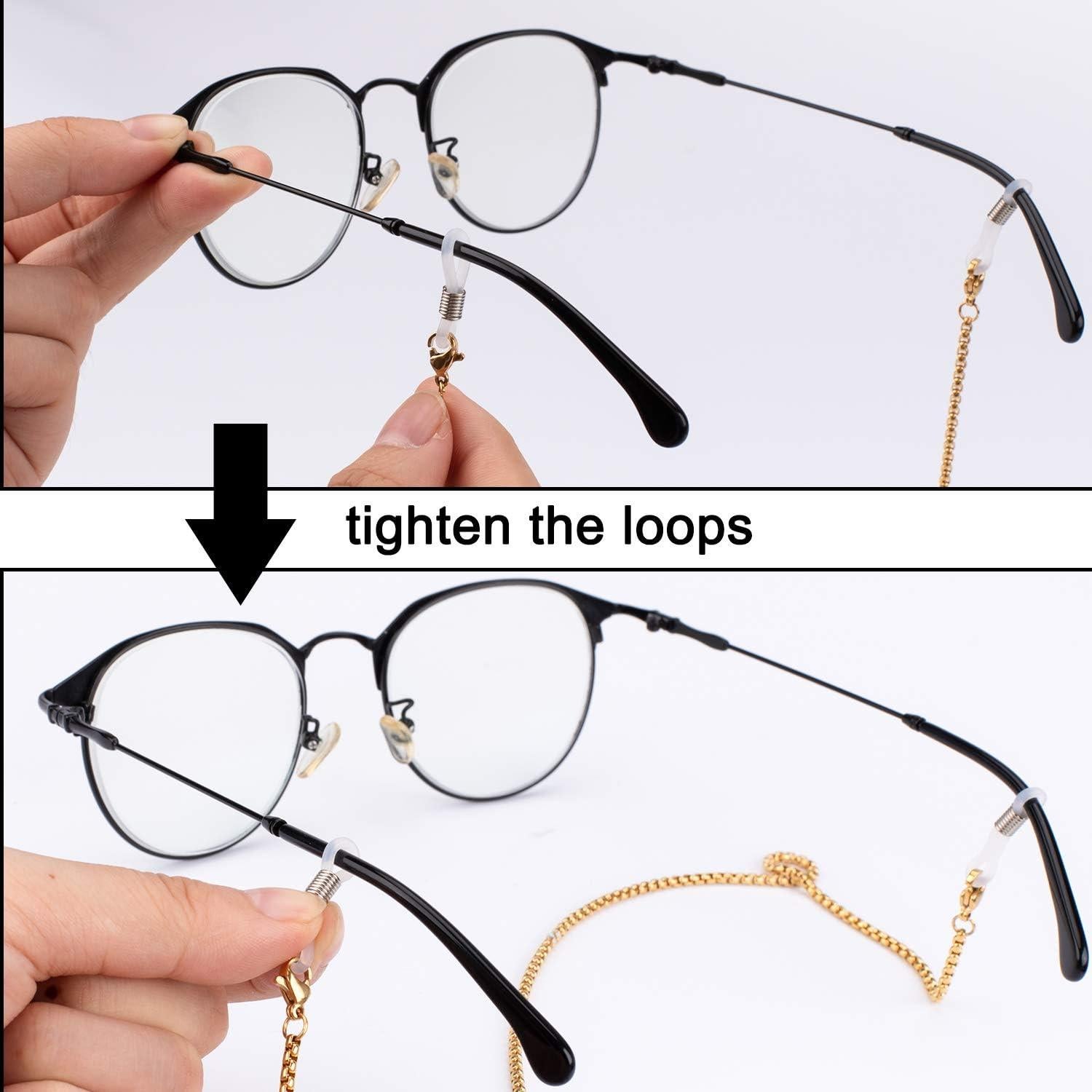 Cadena para Gafas Whaline 3 Piezas Soporte y Conectores