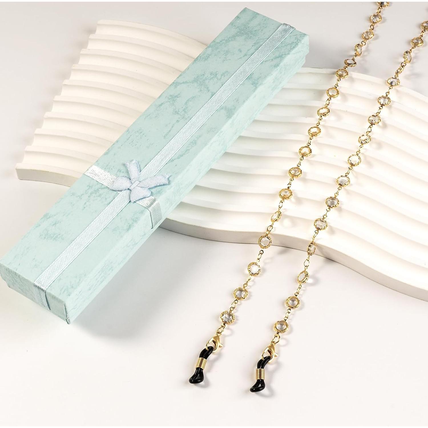 Cadena de Gafas BILIONE de Cristal para Mujeres y Niñas - 76 cm